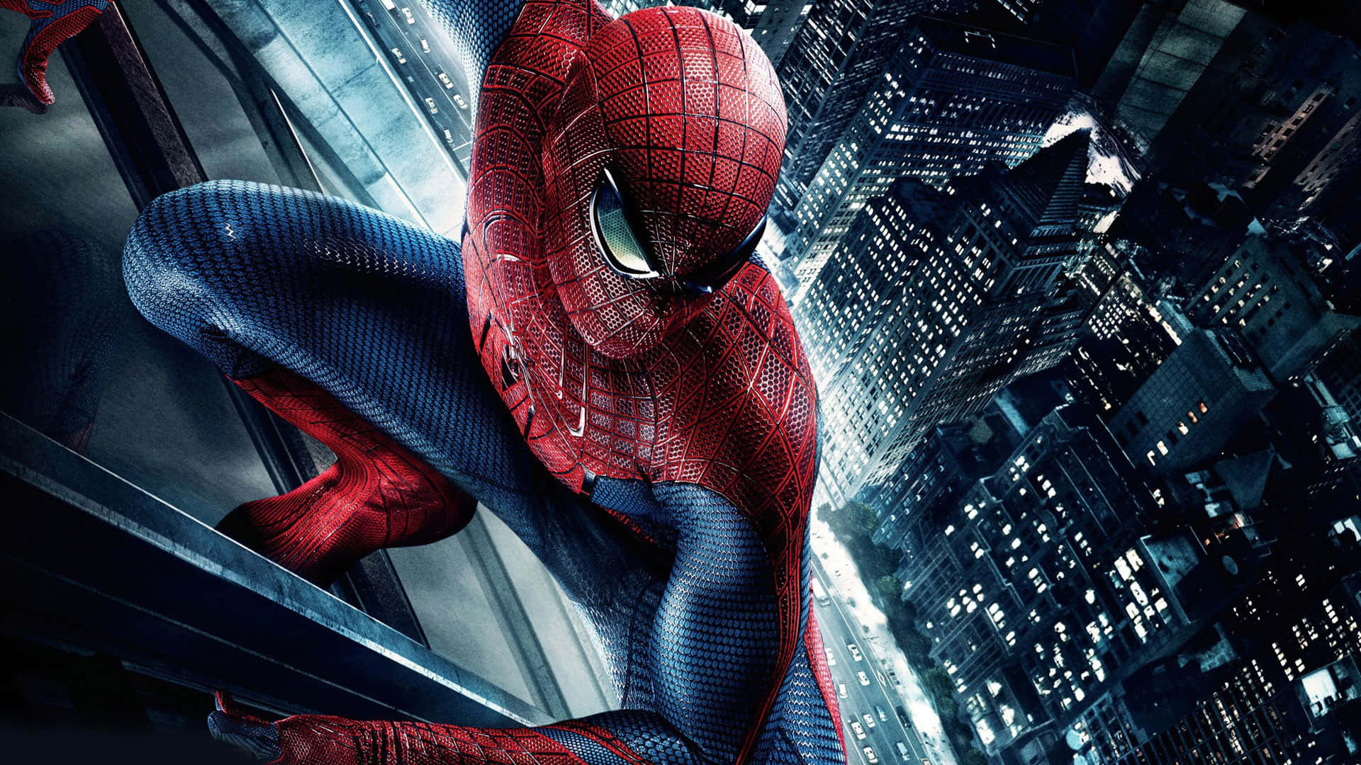 Skalerende Bygge Spider Man PFP Wallpaper