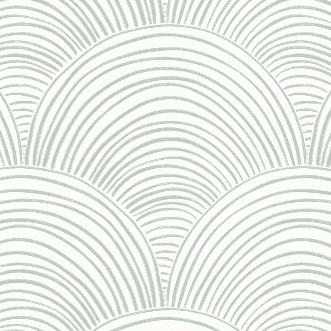 Scallops Pattern White Aesthetic Wallpaper