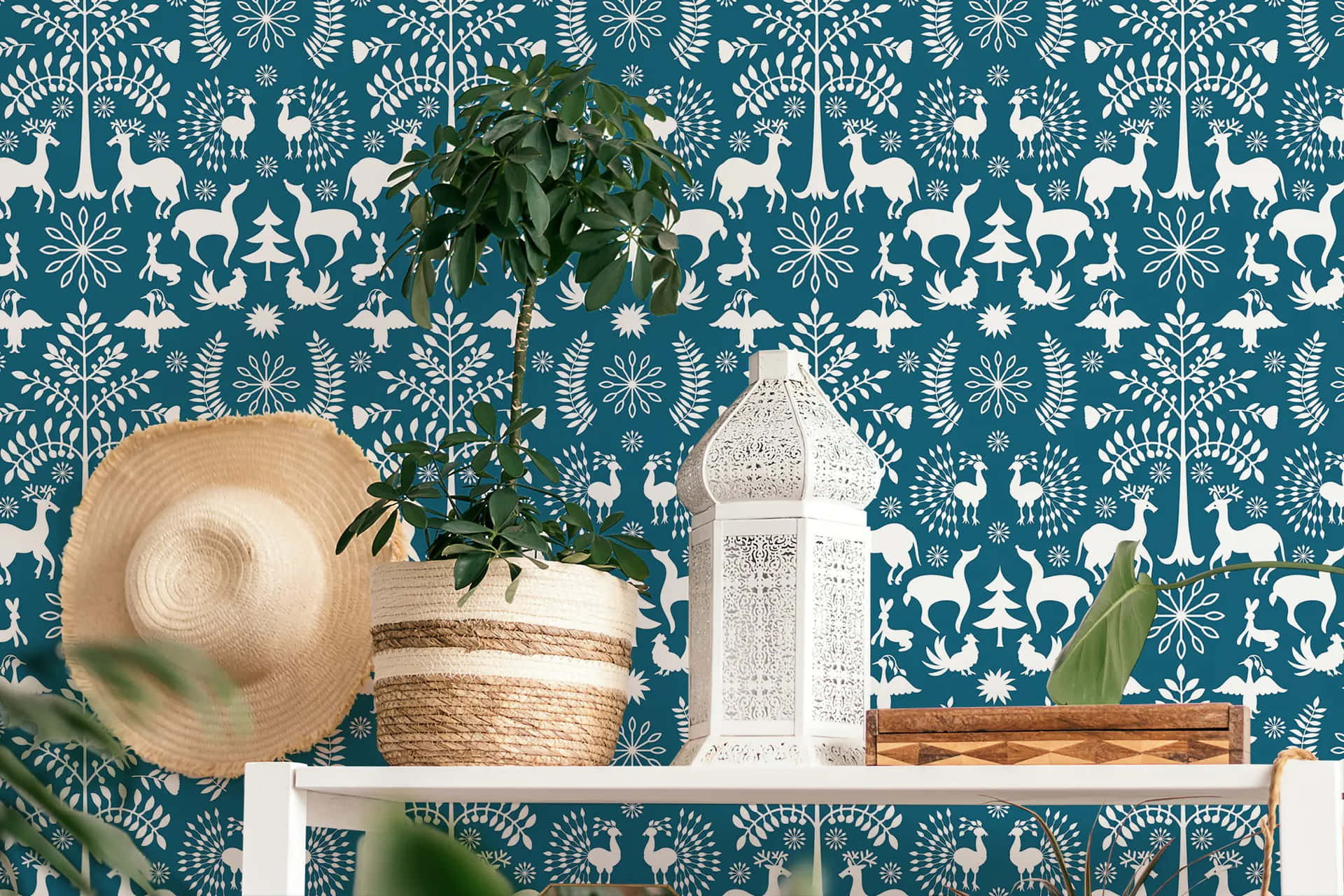 Scandinavian Style Interior Decor Wallpaper