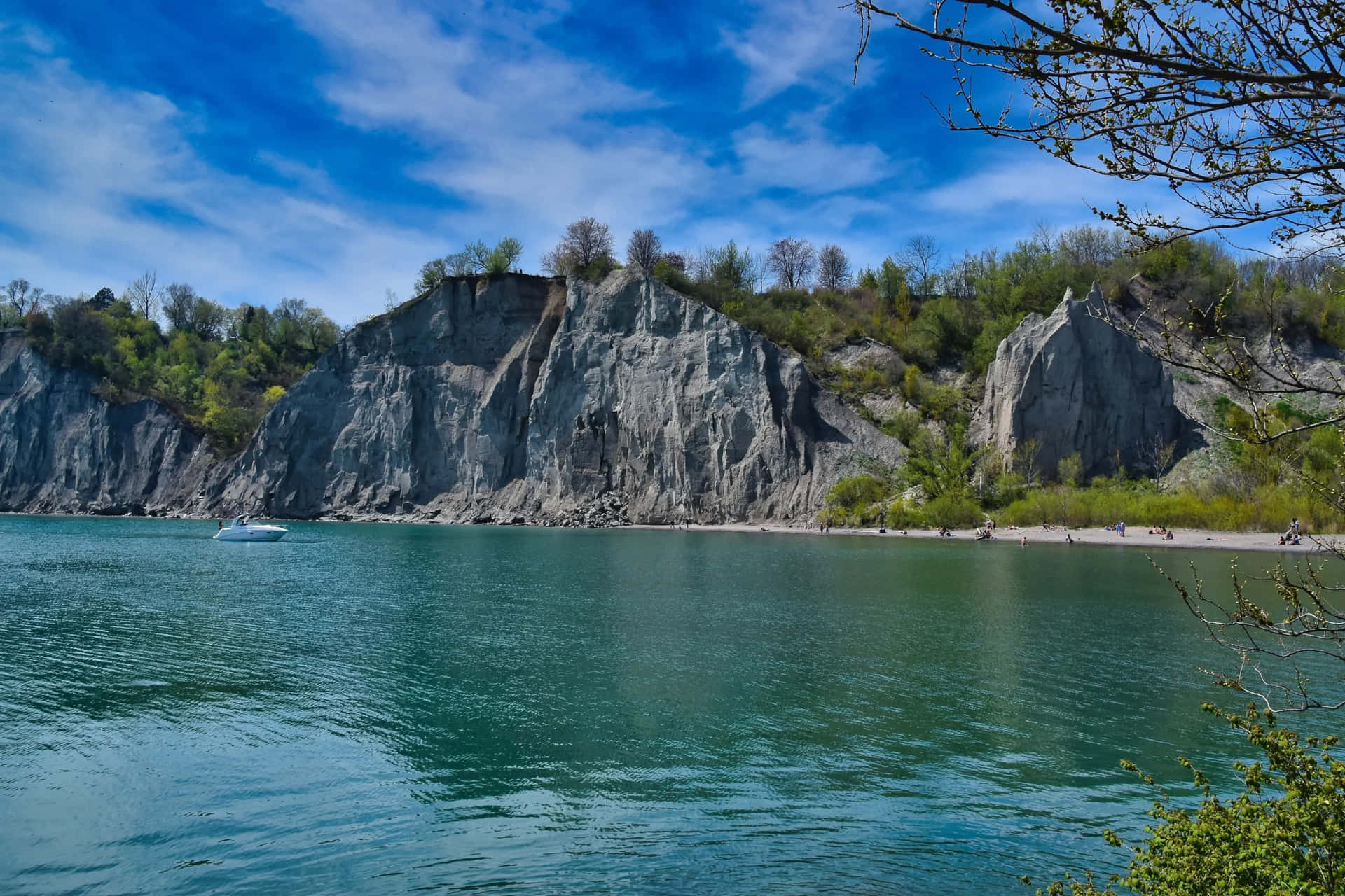 Scarborough Bluffs Lake Ontario View Wallpaper