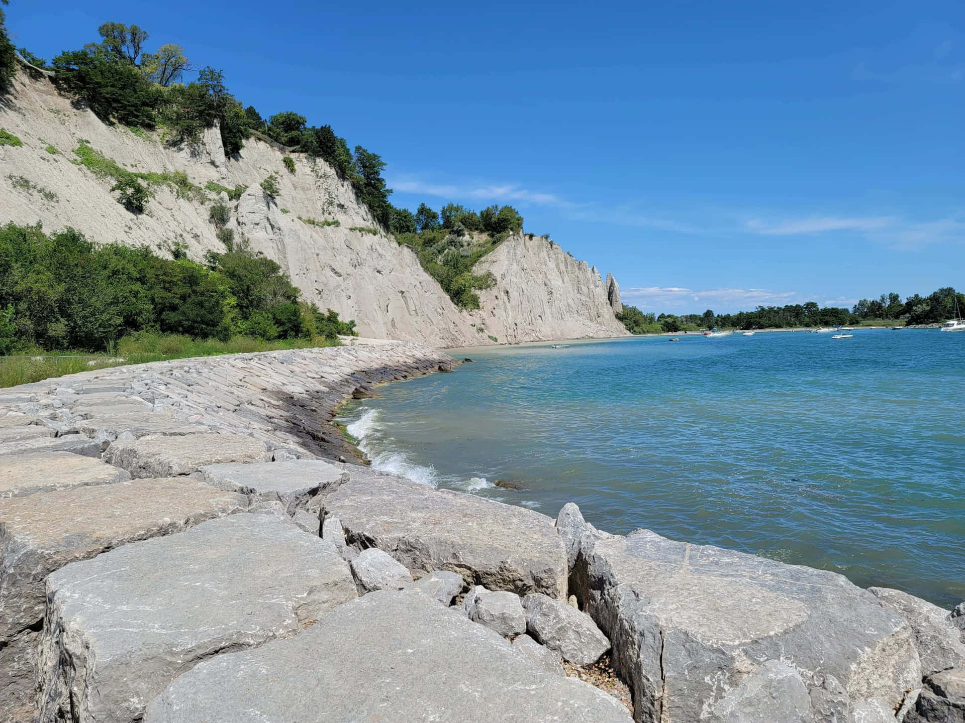 Scarborough Bluffs Lakeshore View Wallpaper