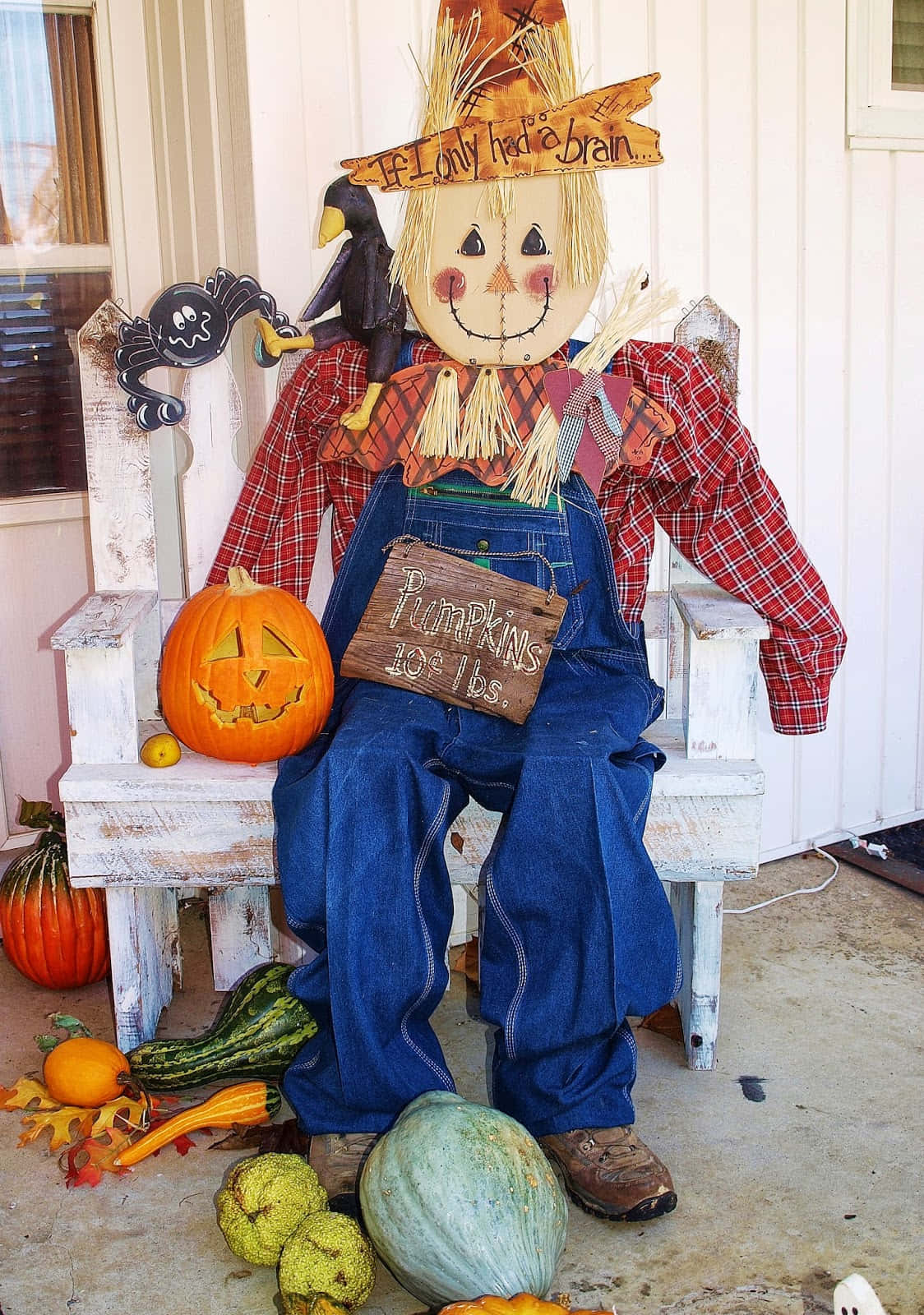 Scarecrow Sitting On The Chair Picture
