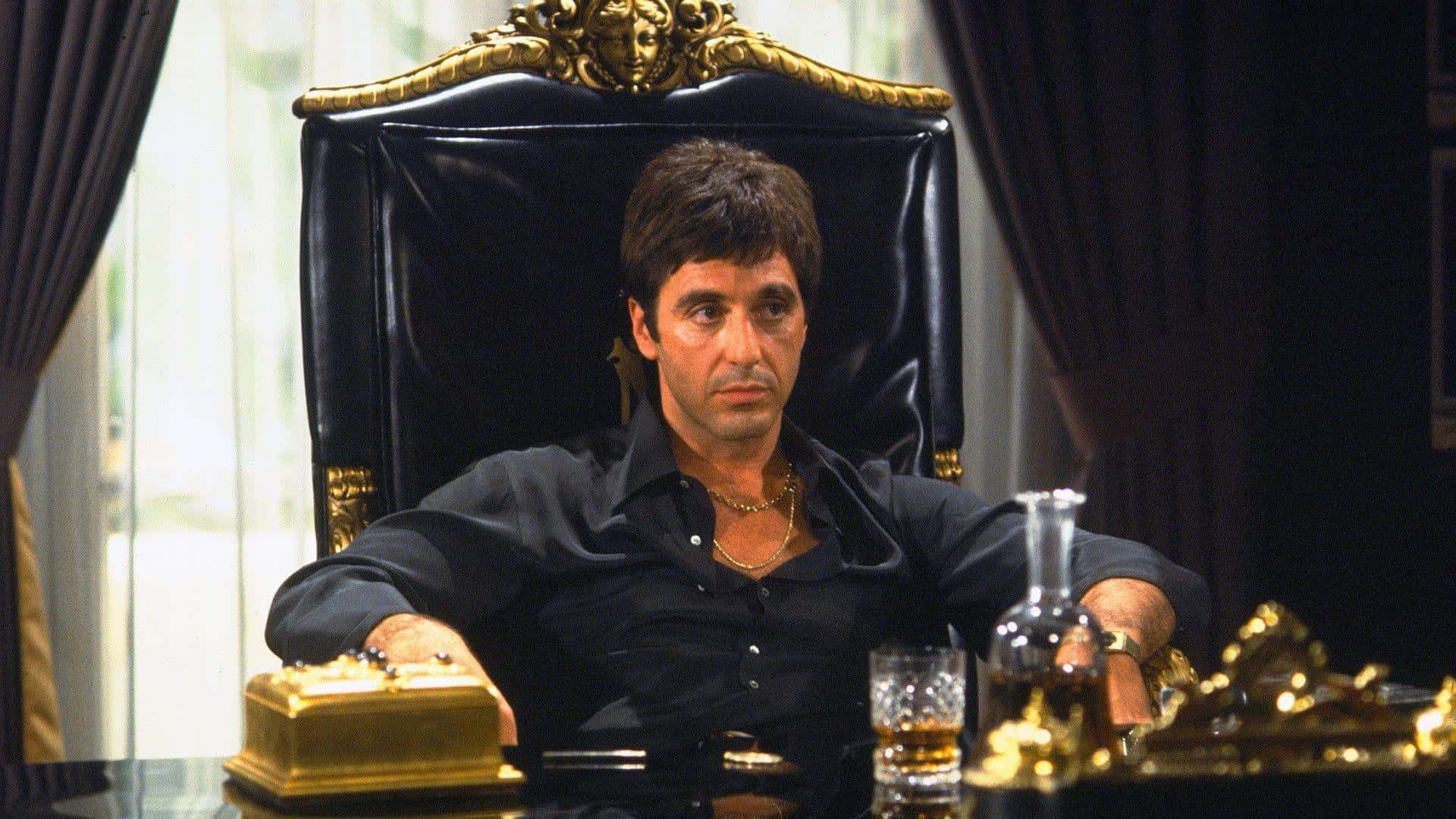 Al Pacino as Tony Montana in the Film Scarface Wallpaper