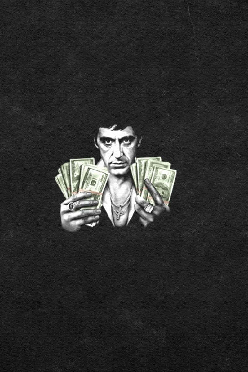 Get up close and personal with the legendary Scarface Wallpaper