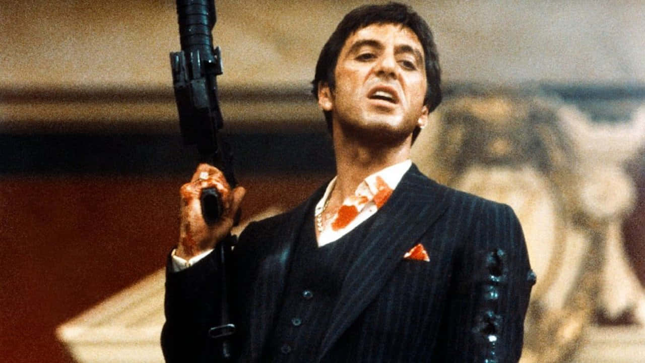 Al Pacino as the notorious Tony Montana in Scarface