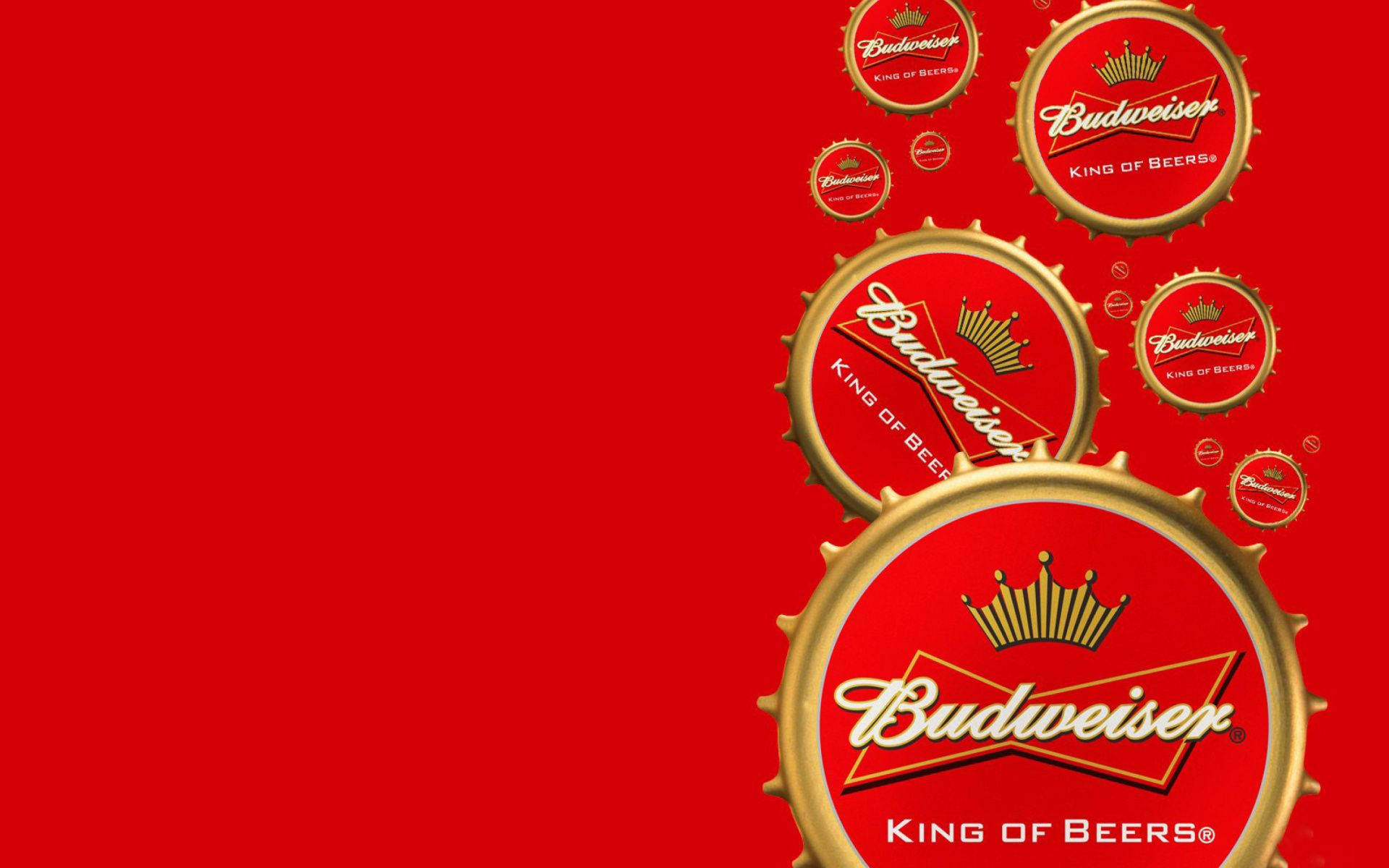 Iconic Budweiser Beer Bottle Cap Wallpaper