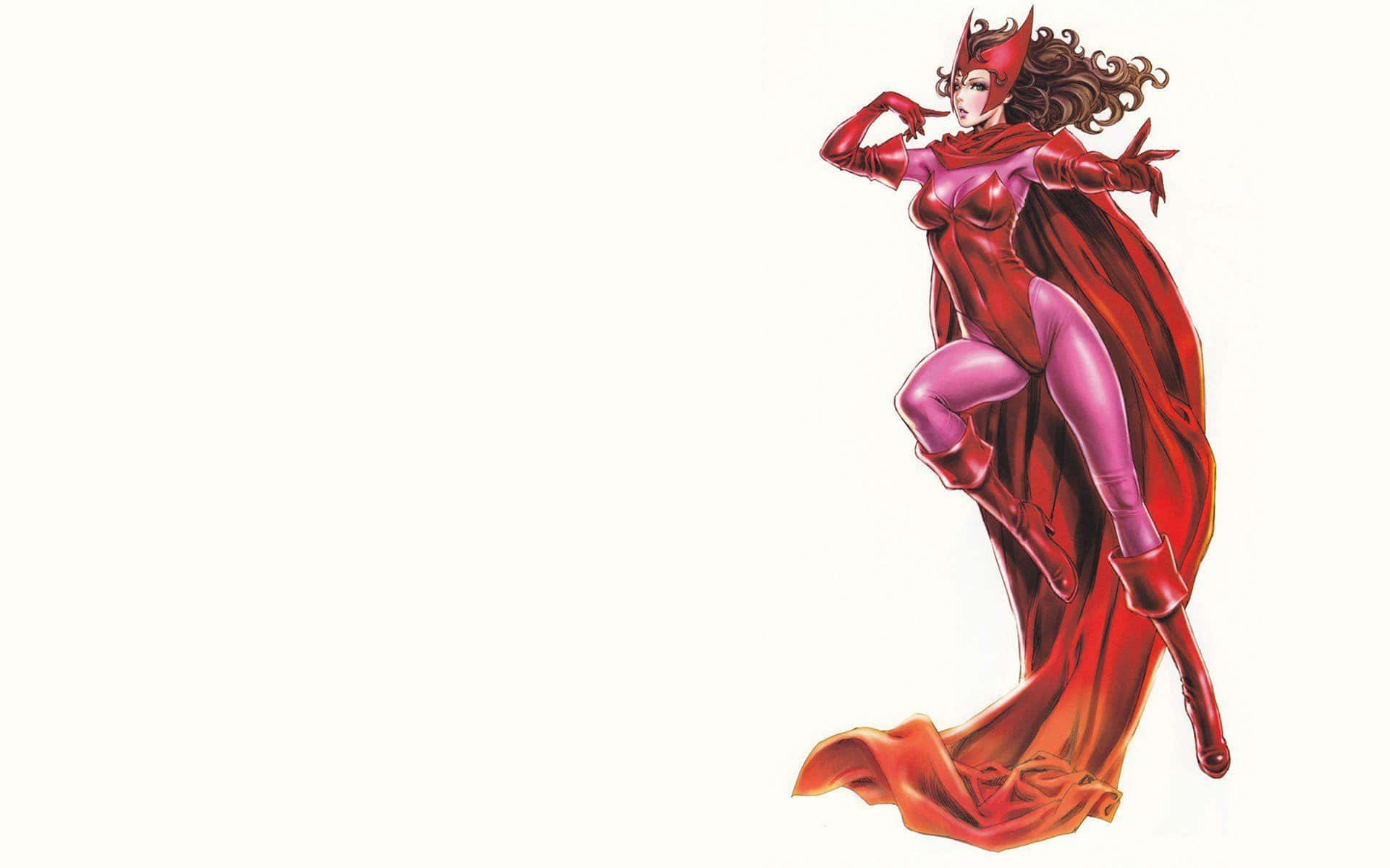 Scarlet Witch Comic Character 8k Wallpaper