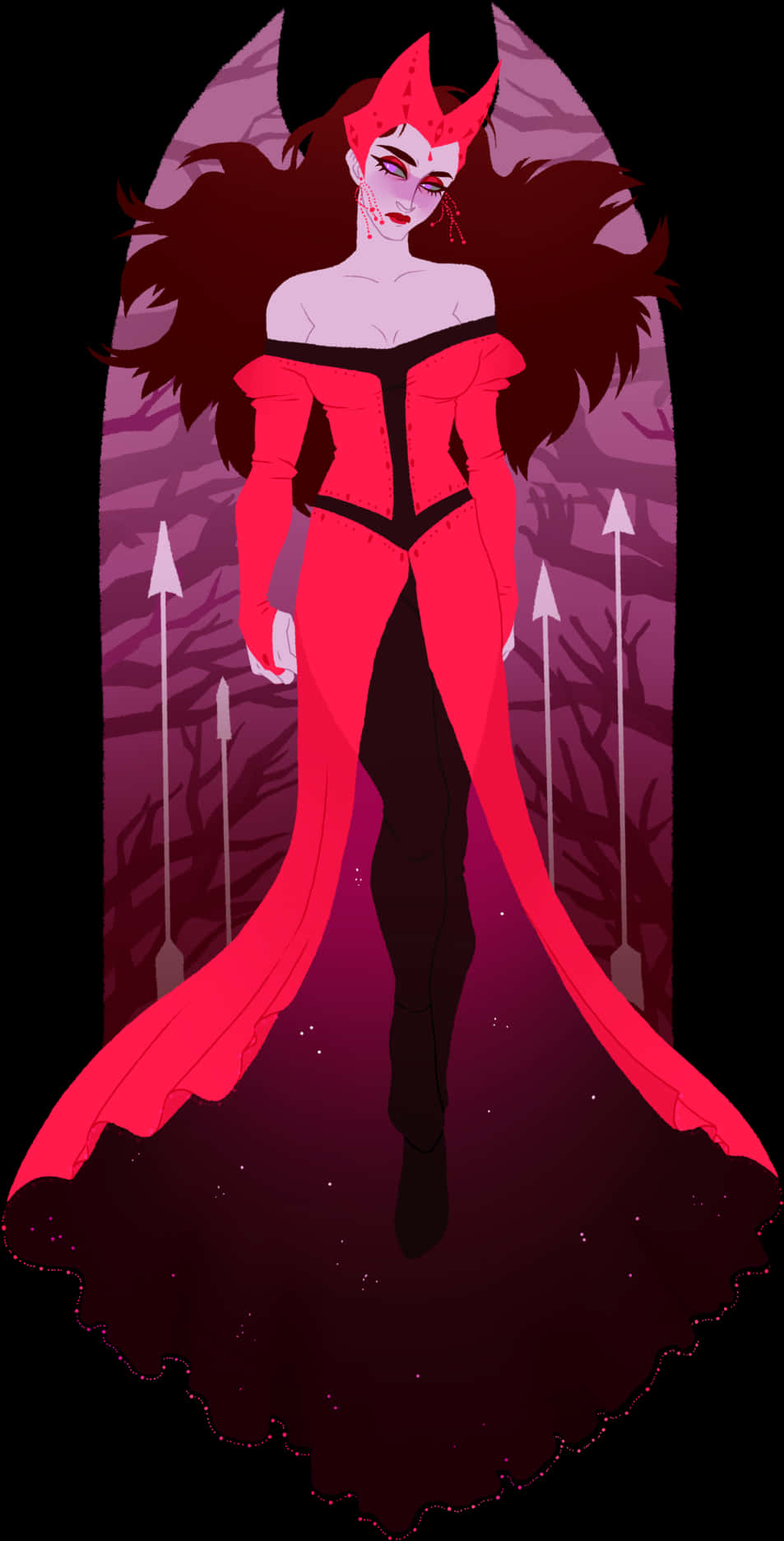 Scarlet Witch Enigmatic Presence PNG