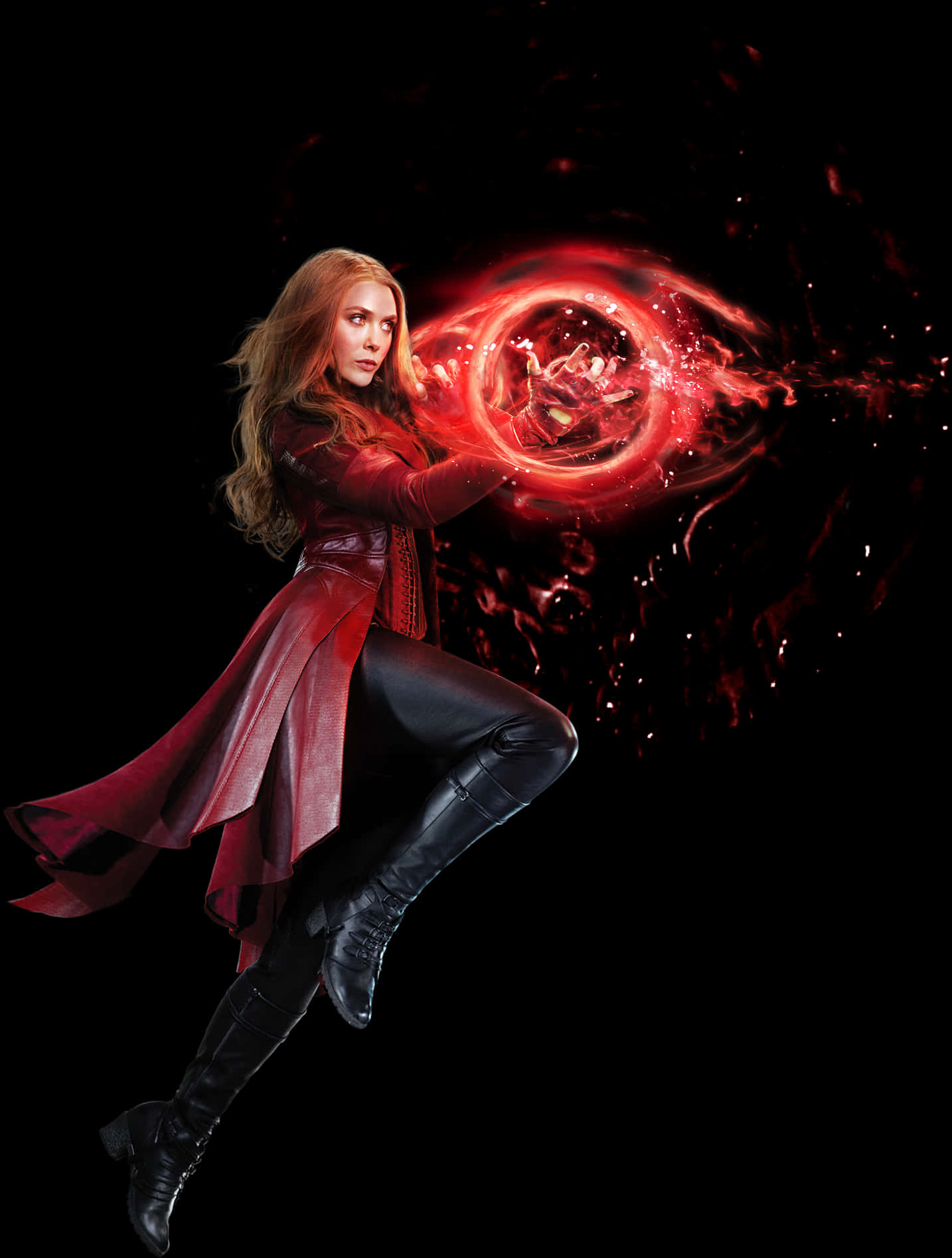 Download Scarlet Witch Magic Display | Wallpapers.com