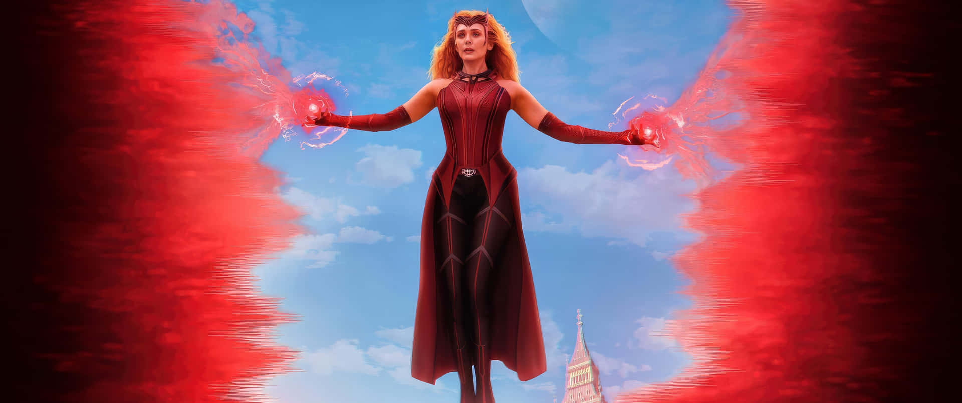 Scarlet Witch Power Display Wallpaper