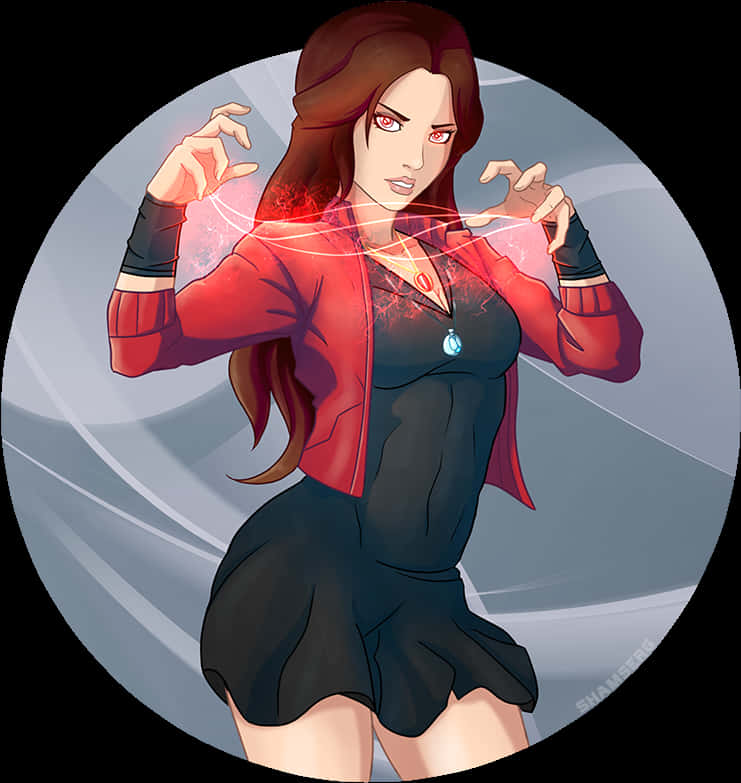 Scarlet Witch Power Manifestation PNG