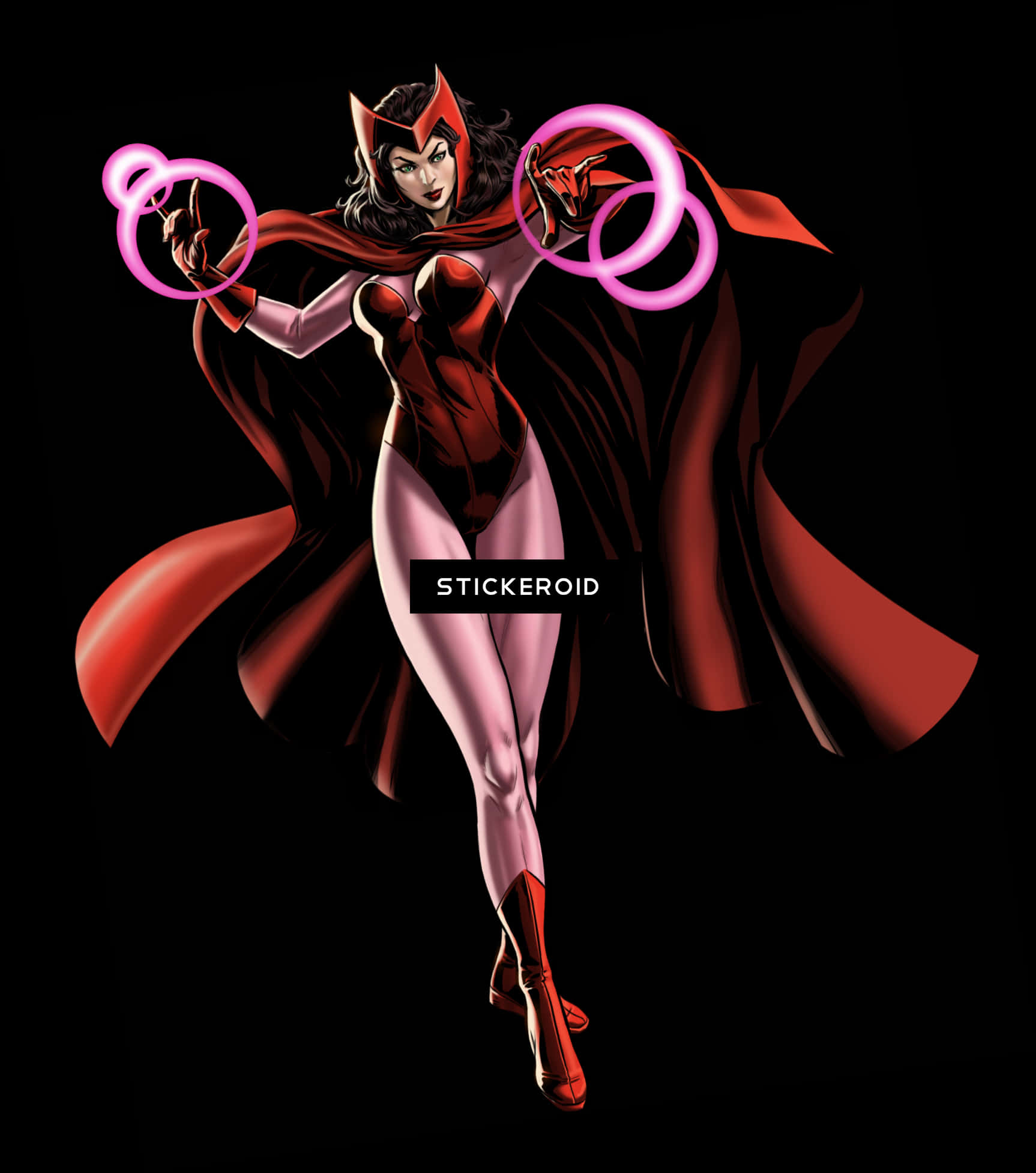 Scarlet Witch Power Pose PNG