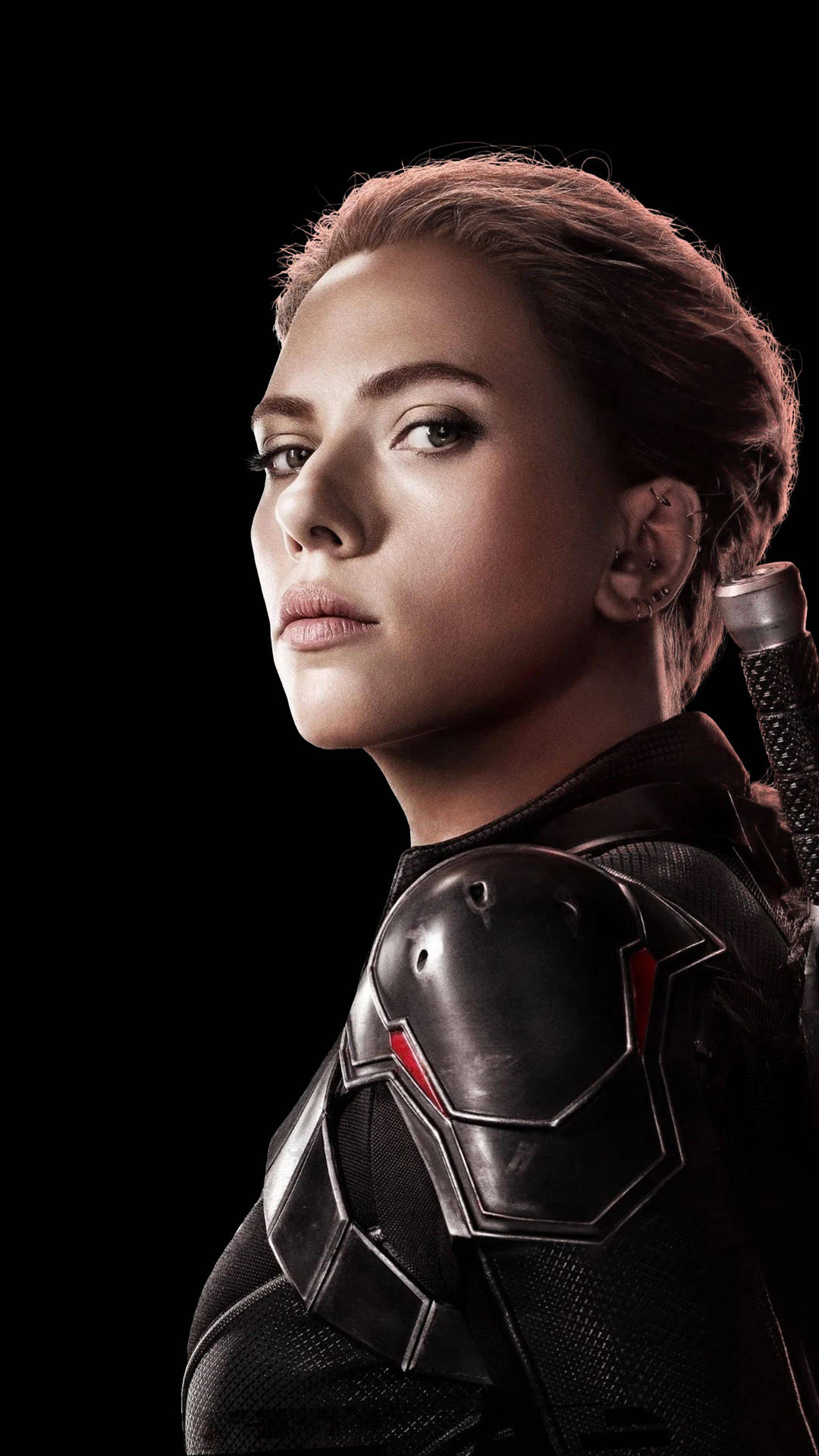 Scarlett Johansson som Black Widow pryder denne tapet. Wallpaper