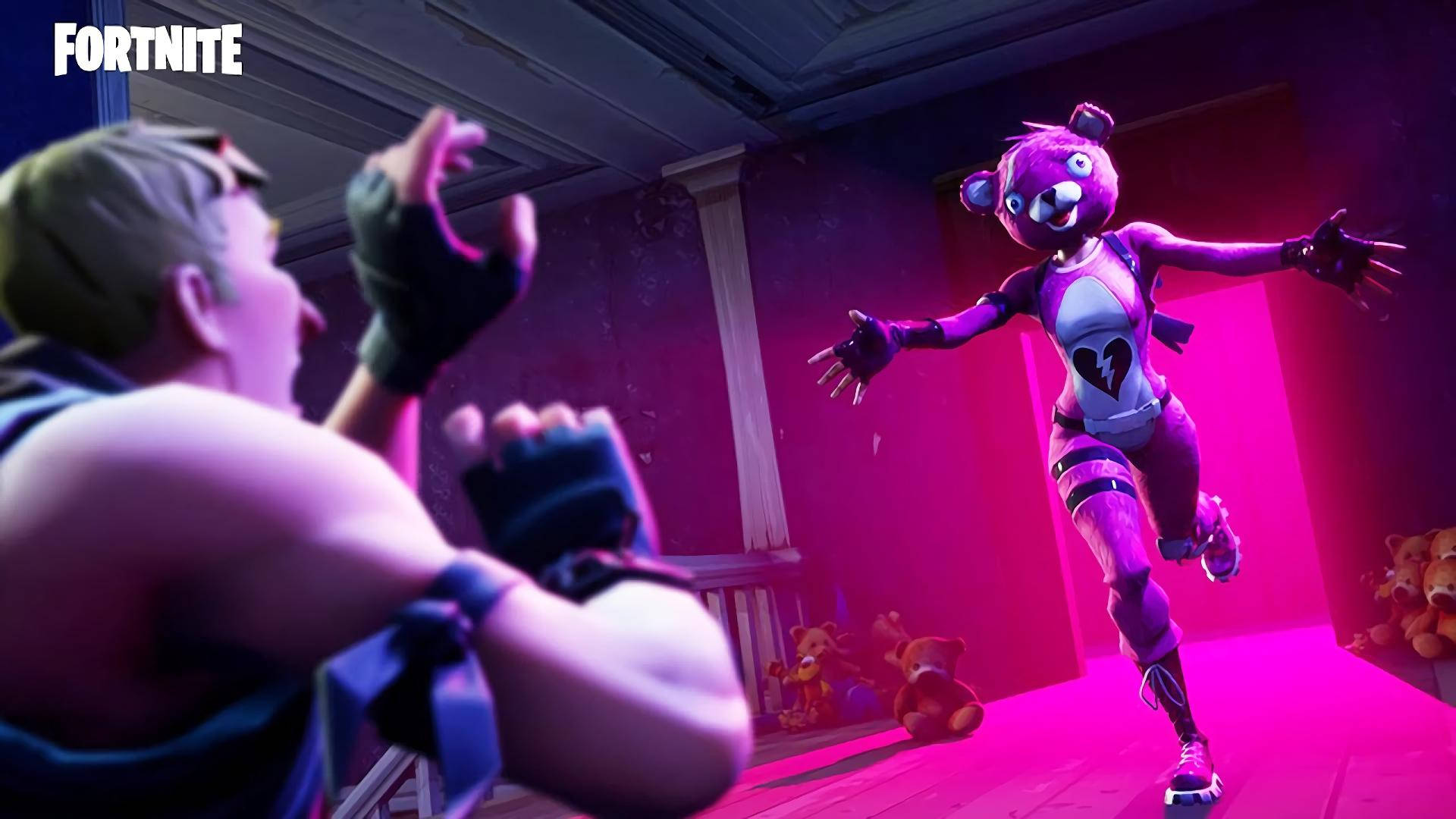 Scary And Cool Fortnite Cuddle Leader Wallpaper