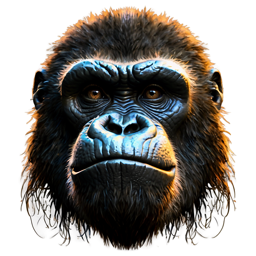 Scary Angry Gorilla Png Kec PNG