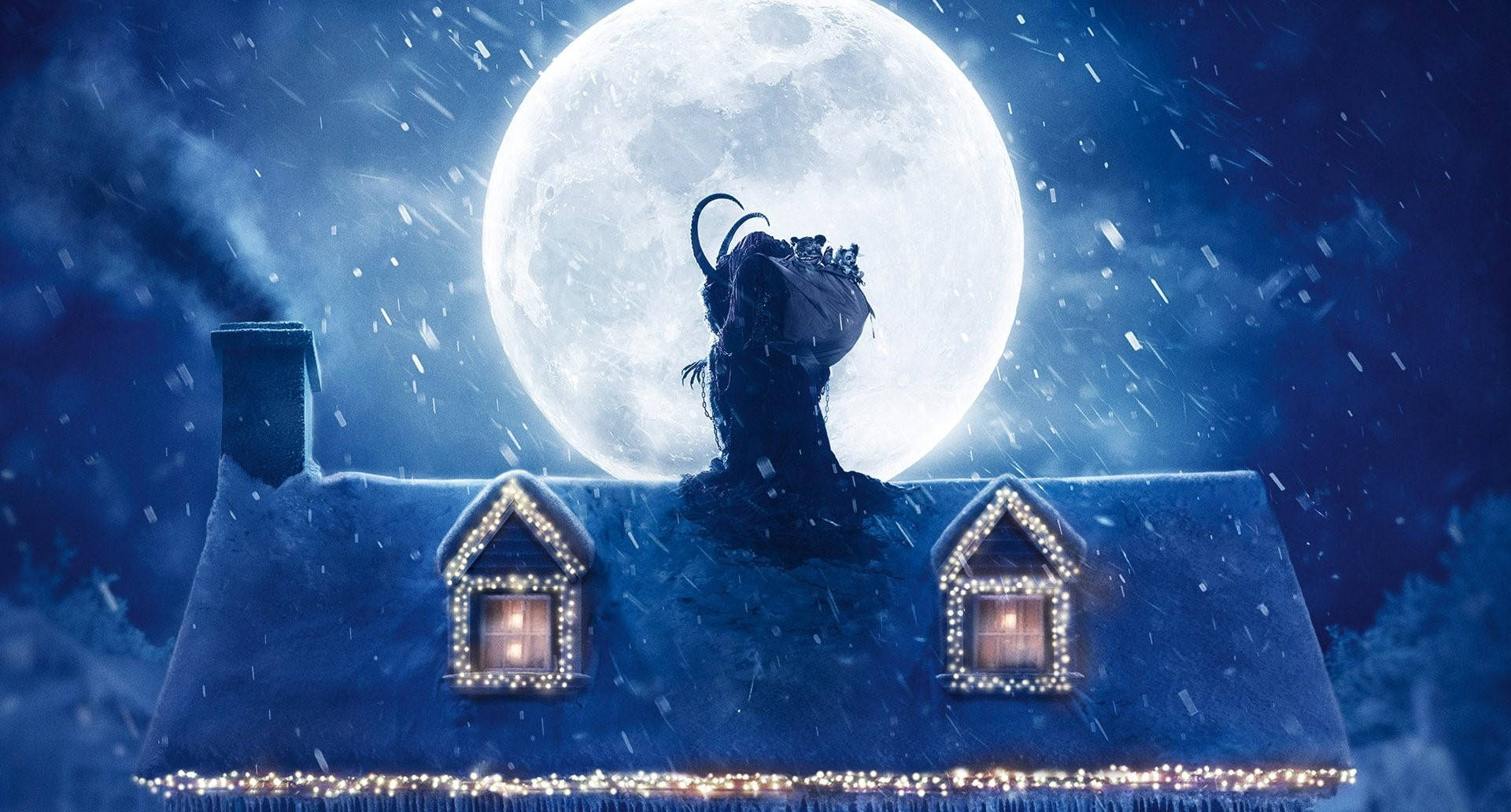 Scary Christmas With A Sneaky Krampus Wallpaper