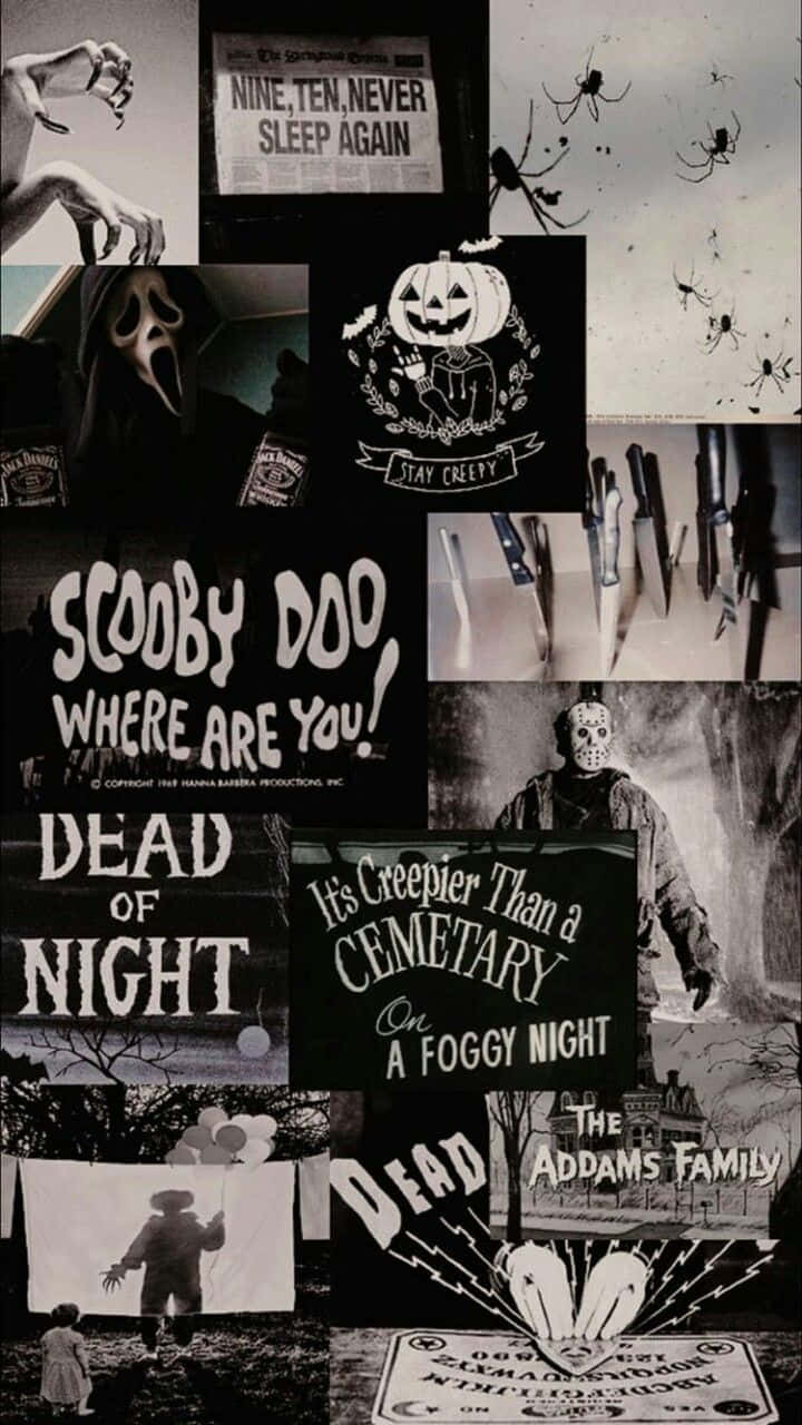 Scary Collage Aesthetic Wallpaper