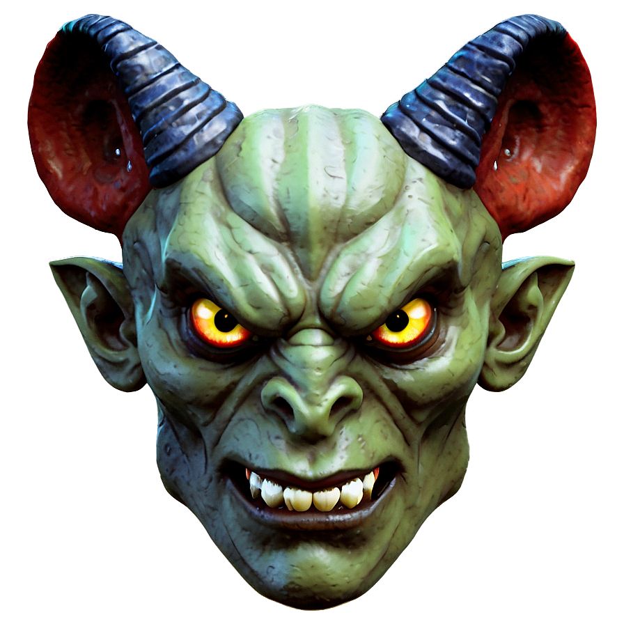 Download Scary Devil Head Png Fey79 | Wallpapers.com