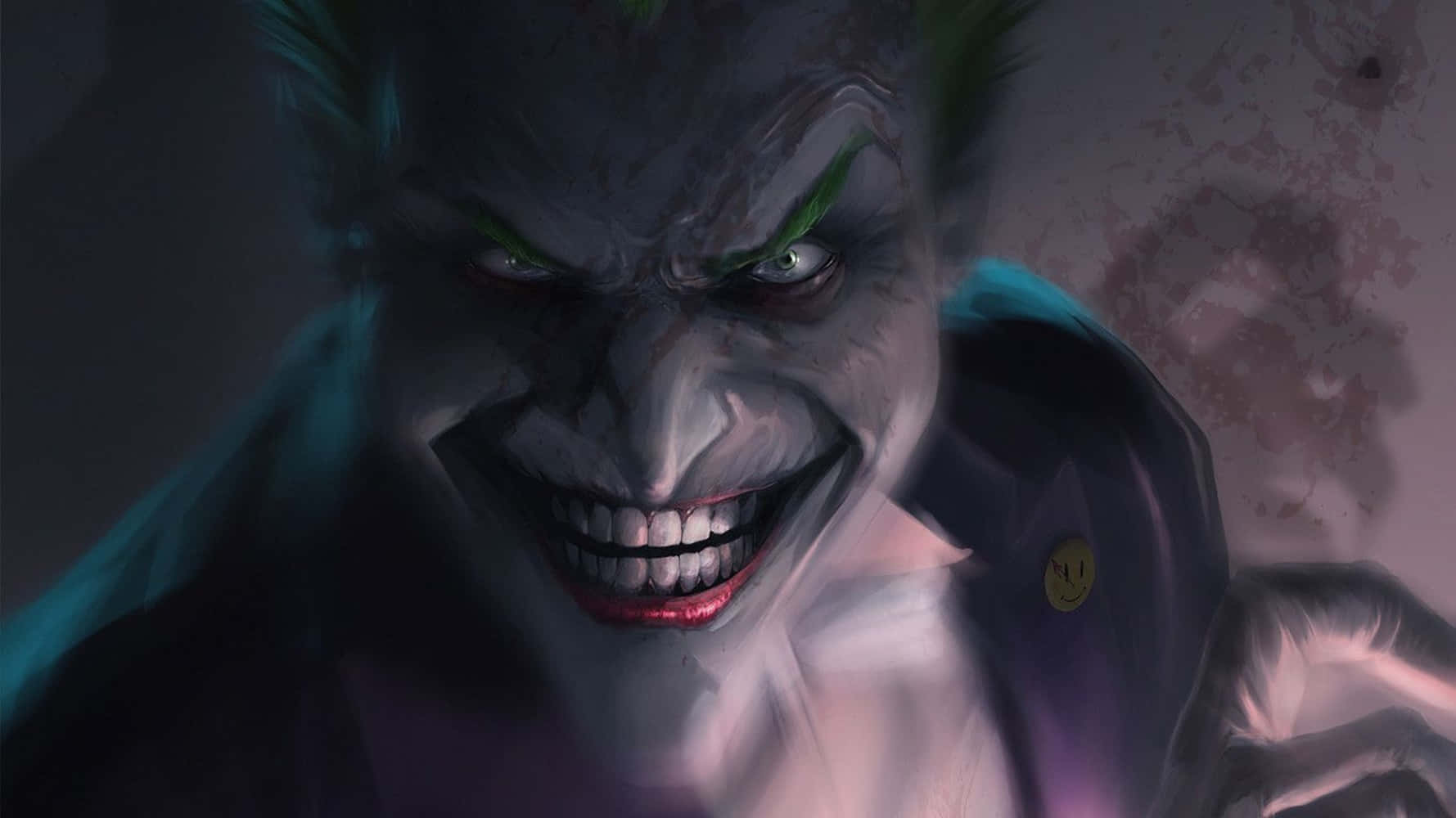 Scary Digital Painting Dangerous Joker Wallpaper