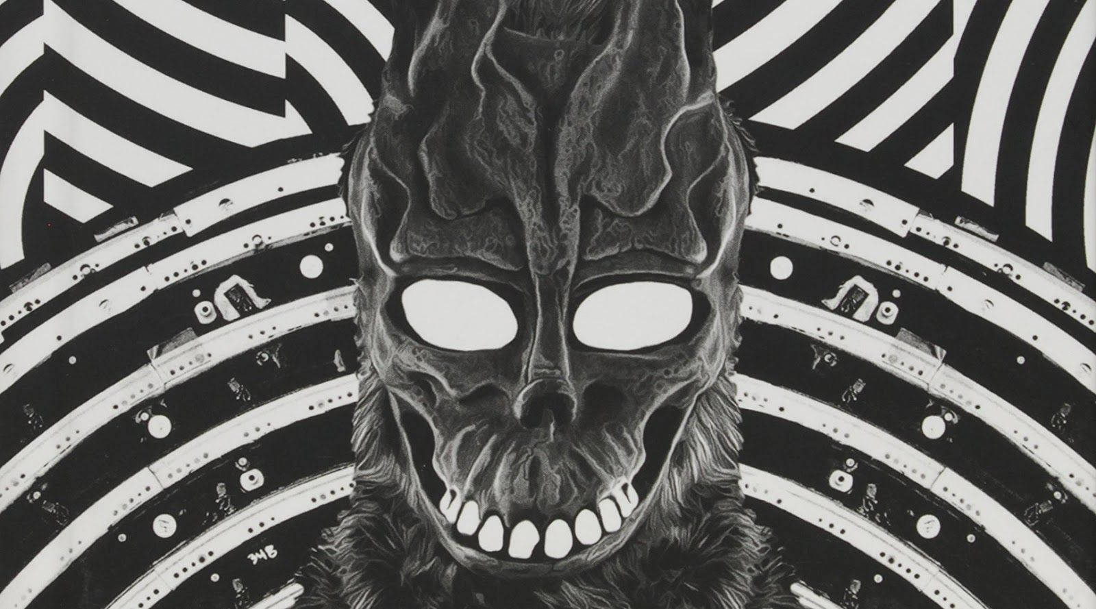 Skræmmende Donnie Darko Monsterhoved Wallpaper