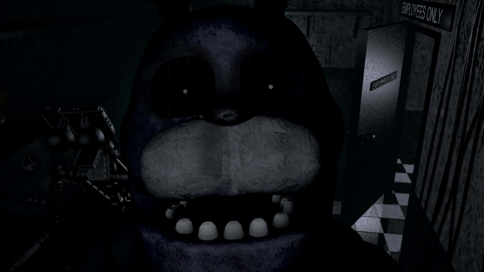 Tension in the Darkness - Five Nights at Freddy's Characters Wallpaper