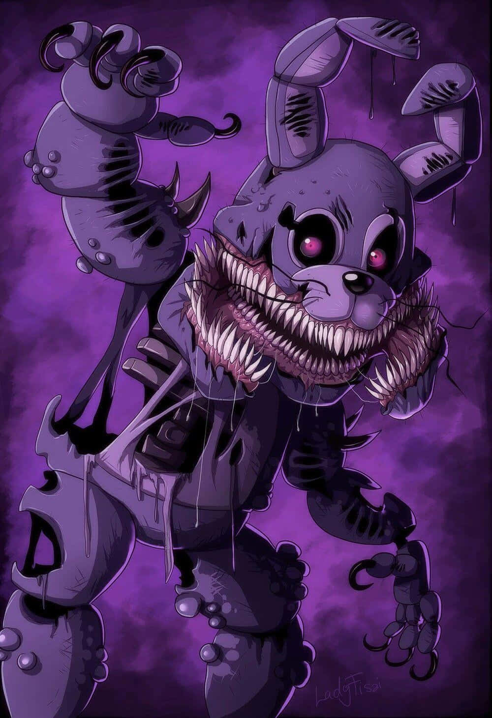 Scary Fnaf Twisted Bonnie Picture