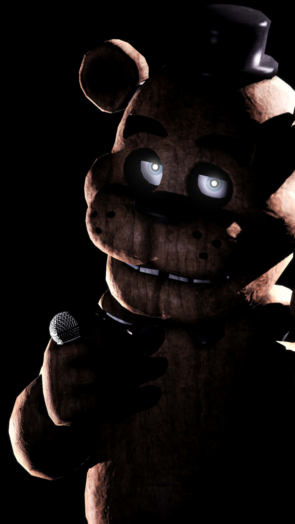 Spaventosaimmagine Di Freddy In Silhouette Di Fnaf