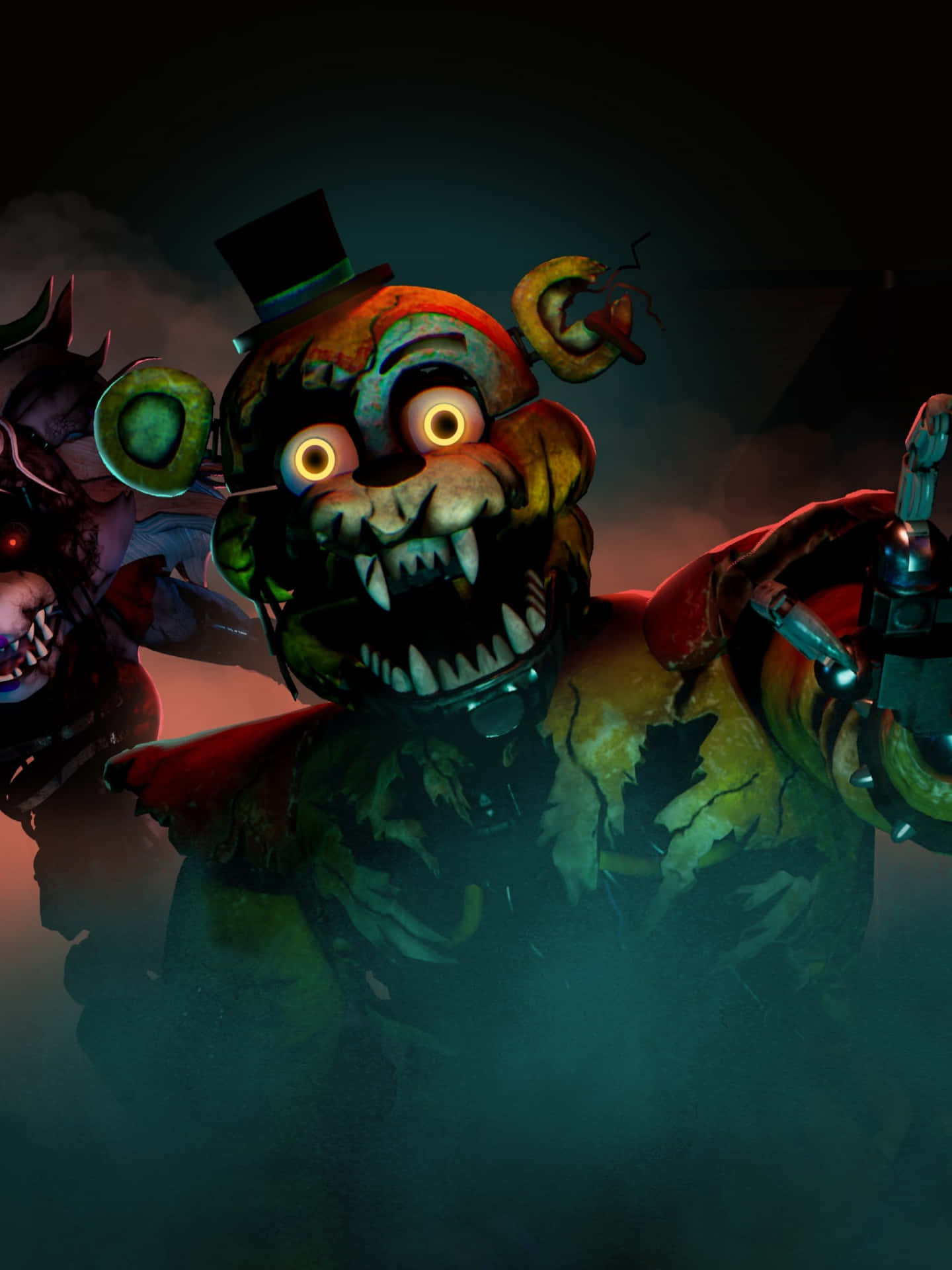 Scary Fnaf Glamrock Freddy Picture
