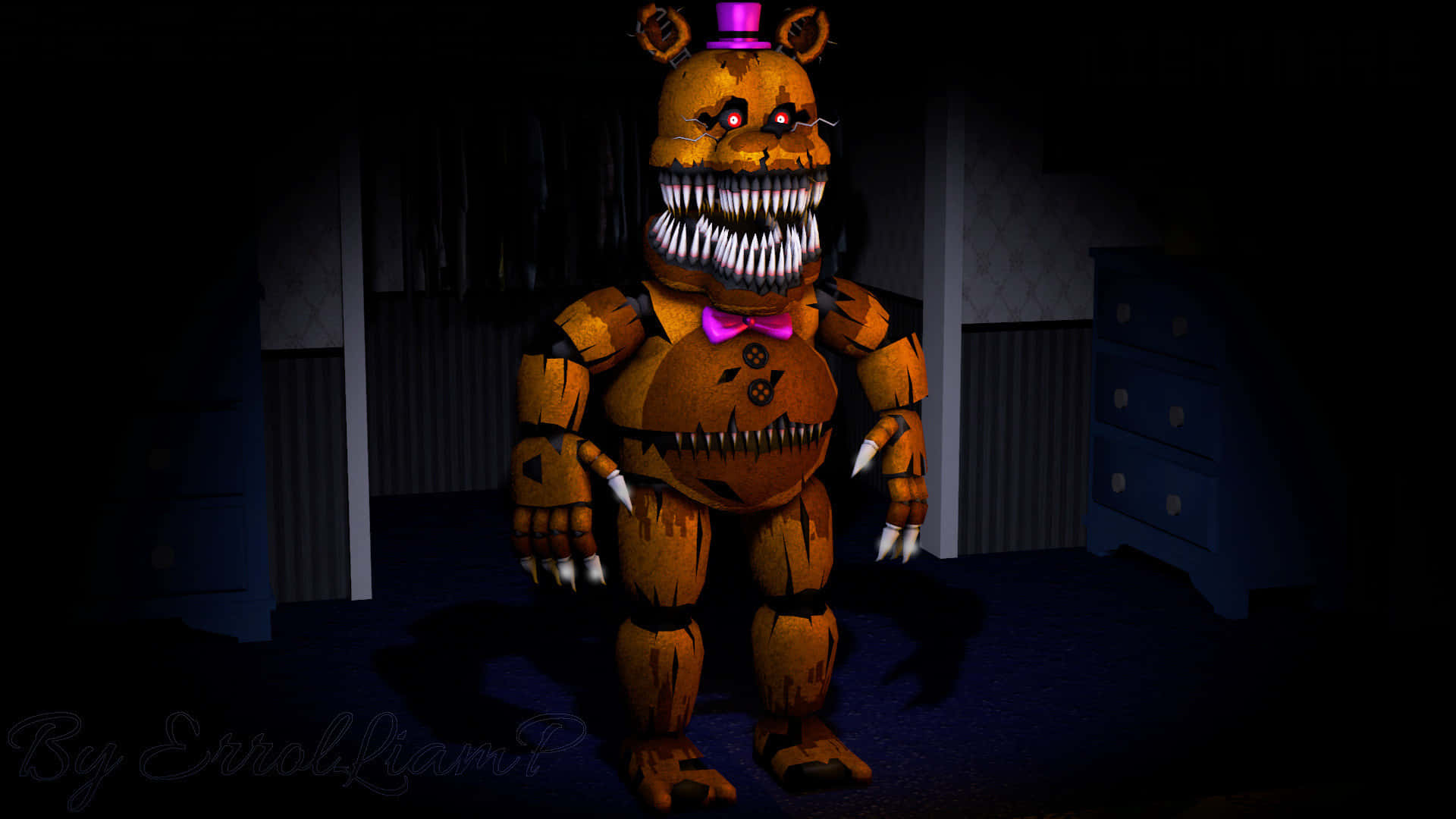 Chilling Display of Fnaf Characters in Action