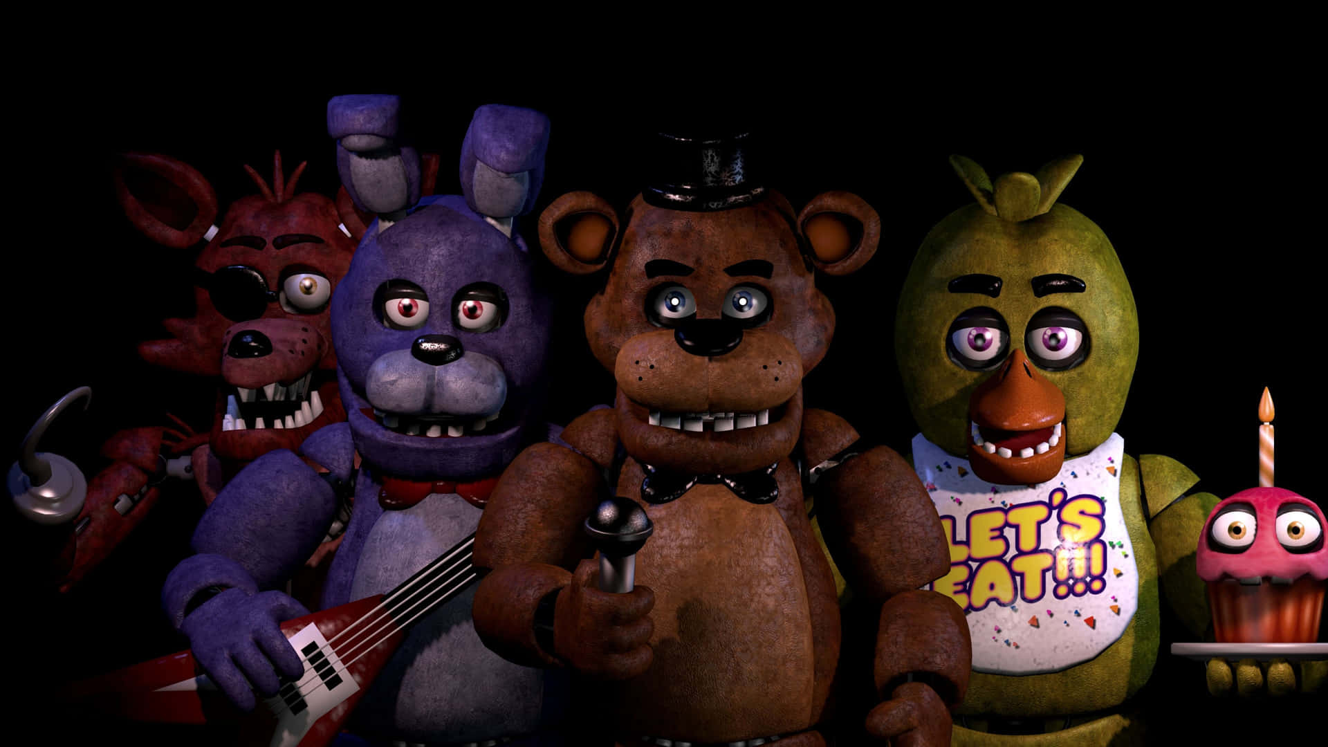 Scary Fnaf Major Characters Picture