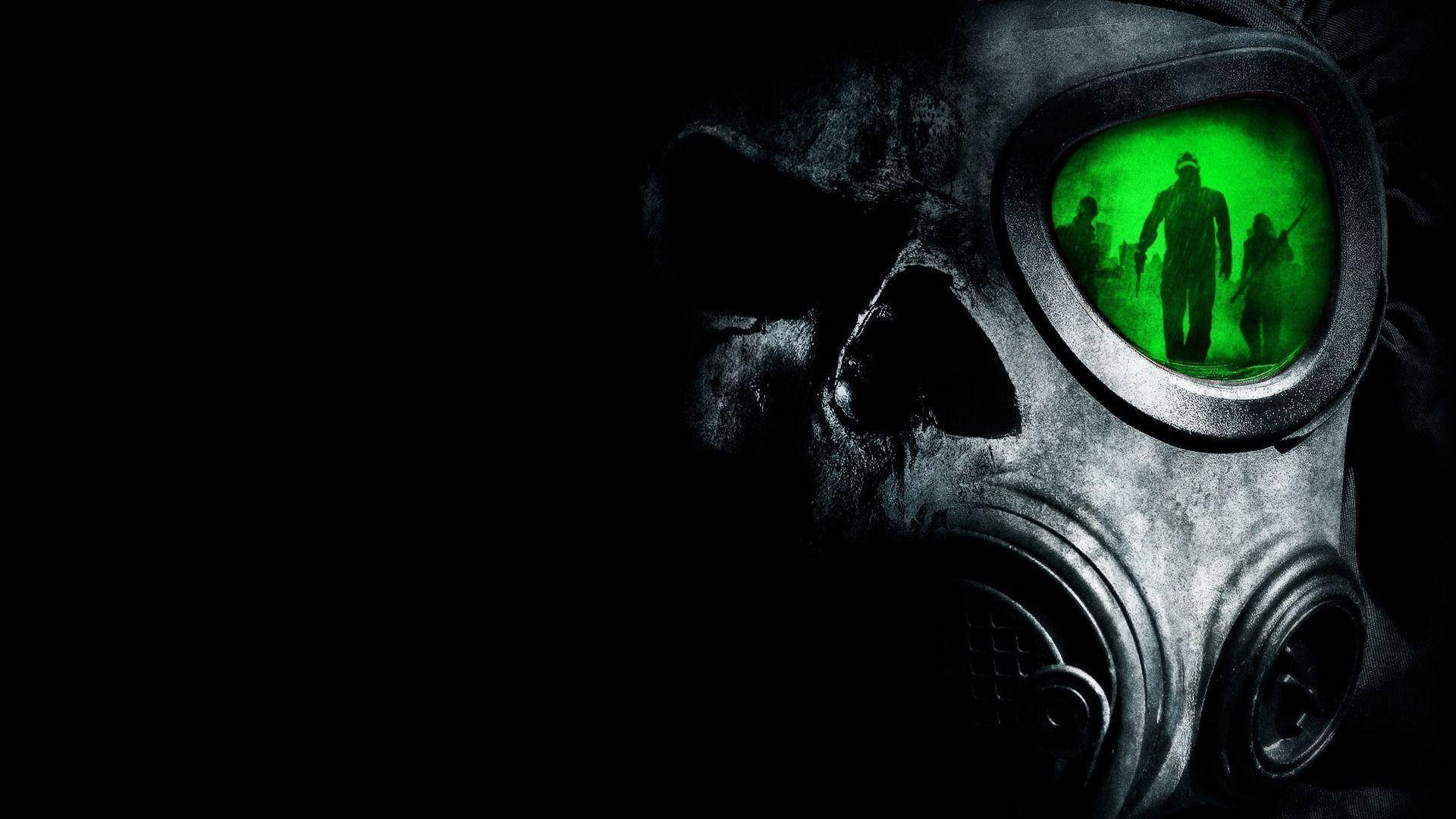 Scary Gas Mask HD Wallpaper