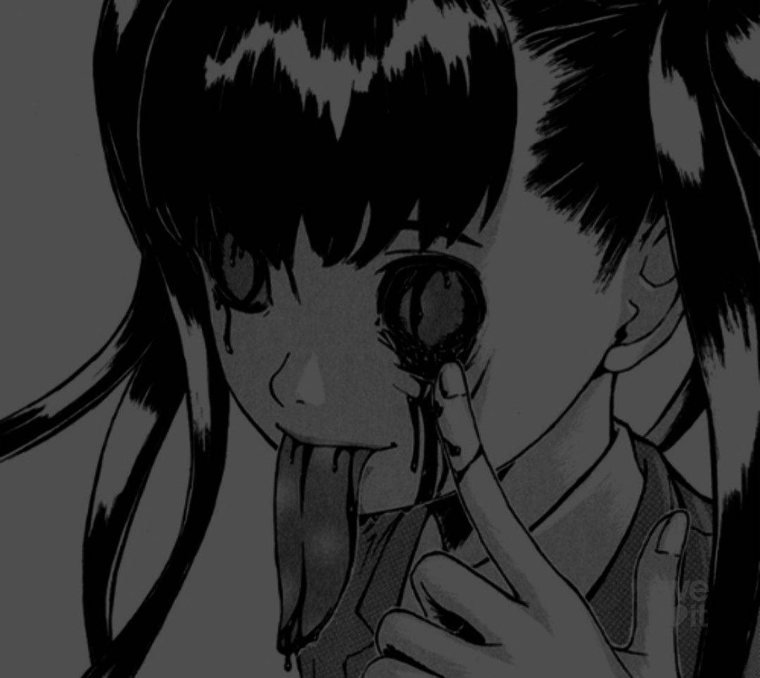 Scary Girl Edgy Anime Pfp Wallpaper