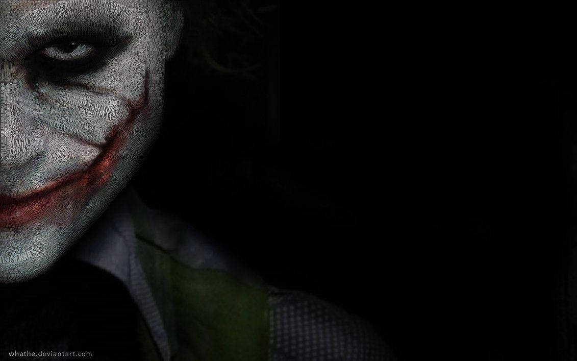 Scary Half Face Joker Wallpaper