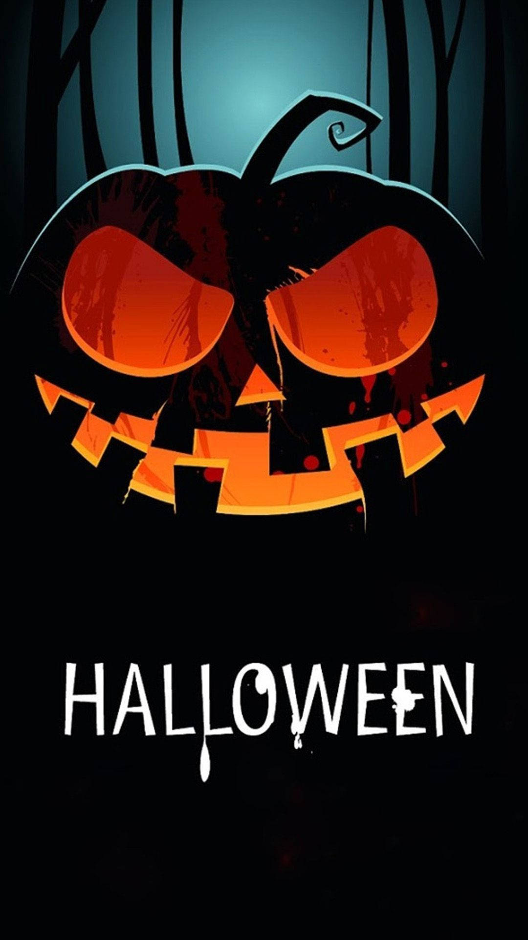 Gördin Halloween Läskigare Med Denna Otäcka Iphone-bakgrundsbild. Wallpaper