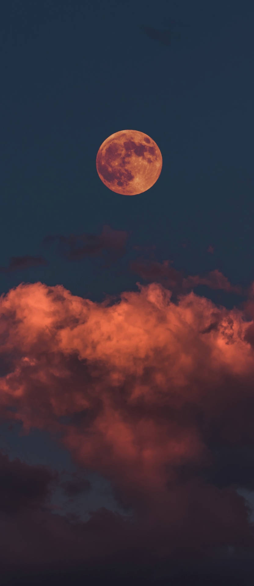Scary Lunar Moon Halloween Iphone Wallpaper
