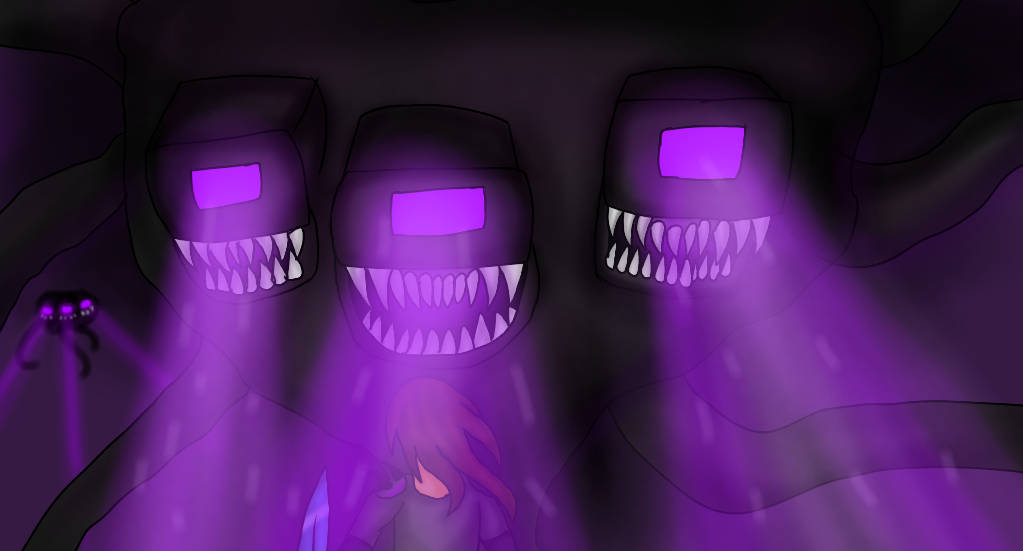 Scary Minecraft Wither Storm Wallpaper