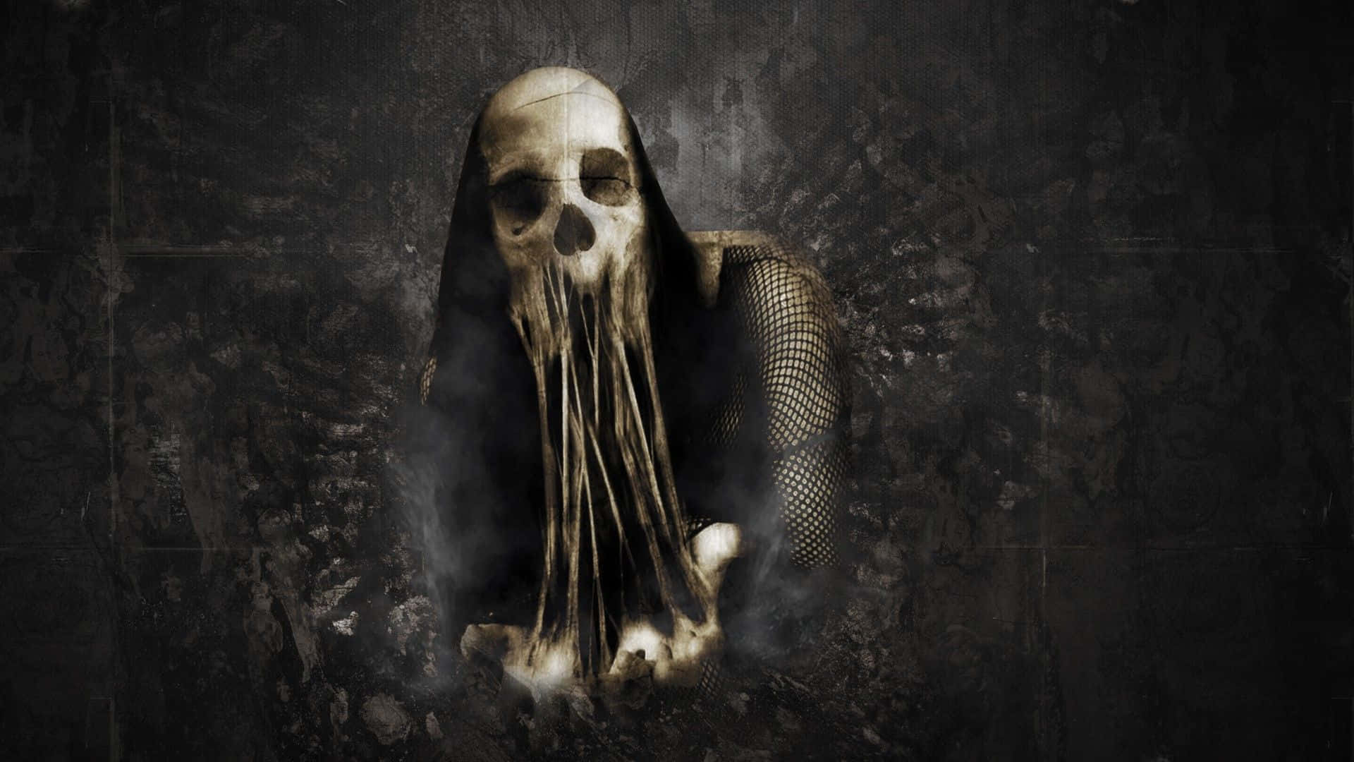 Skræmmende Monster Grim Reaper Billeder Tapet