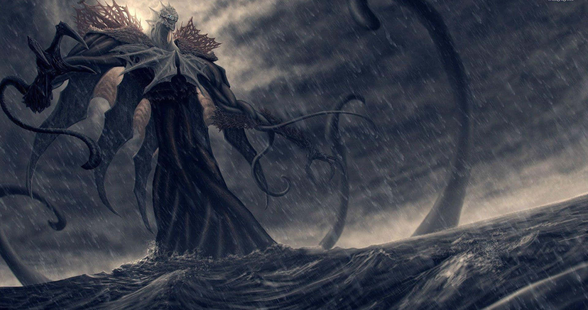 Immaginidi Fantasy Art Spaventoso Mostro Kraken