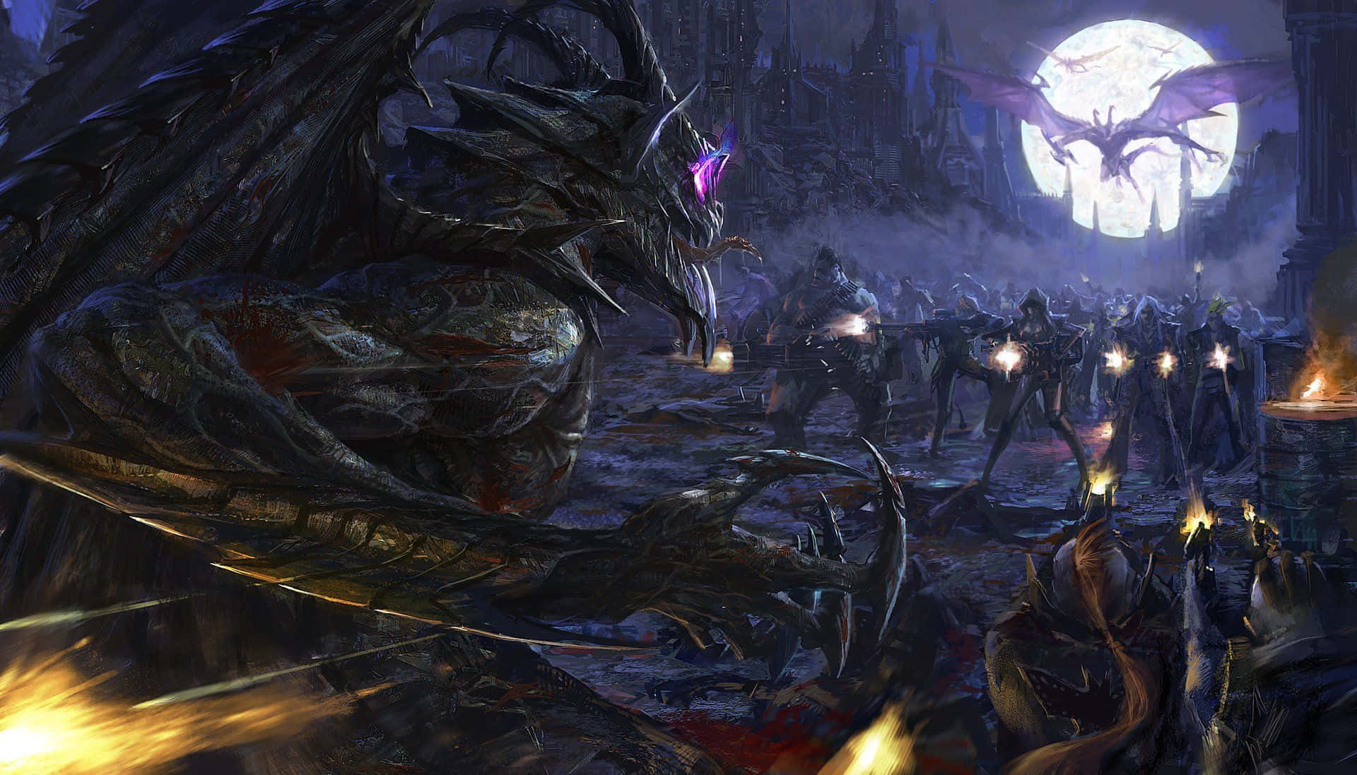 Imágenesde Monstruos Aterradores De Demonios Dragones.