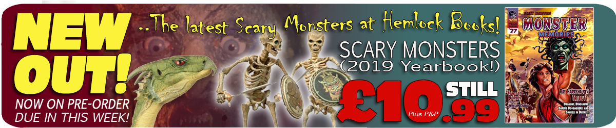 Scary Monsters Hemlock Books Banner PNG