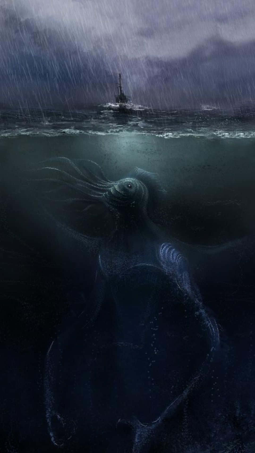 Big Scary Ocean Creature Picture 1080 x 1920 Picture