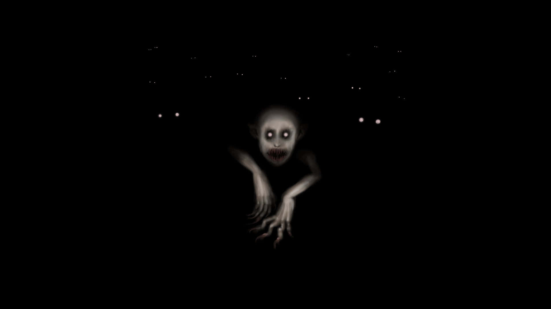 Imagende Un Fantasma Aterrador En La Noche.