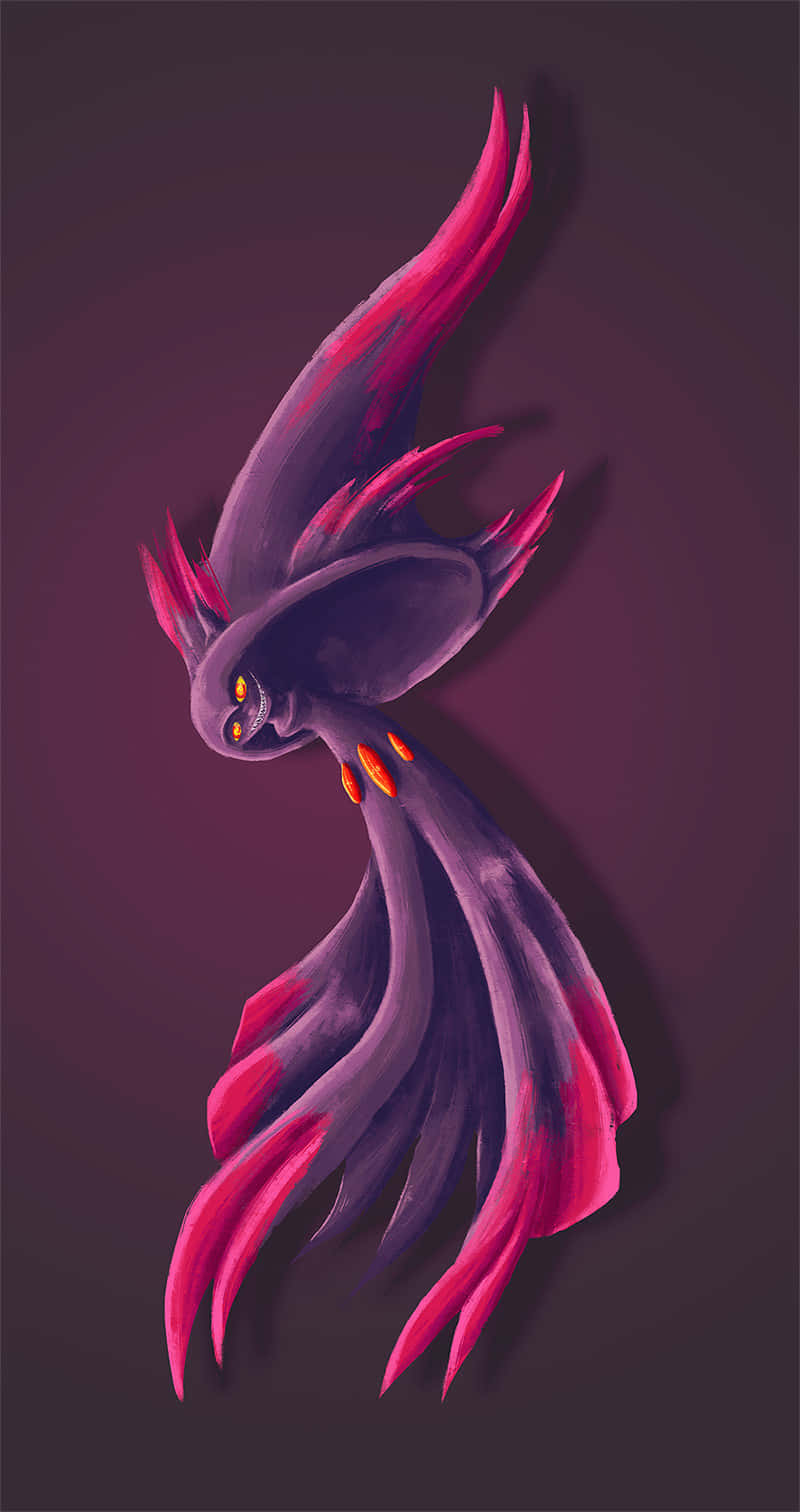 Scary Purple Pokémon Mismagius Wallpaper
