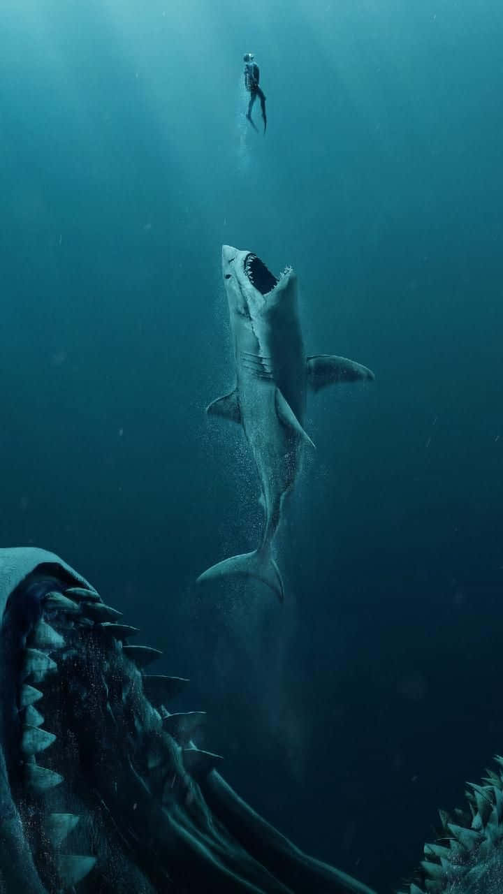 Scary Shark Lurks in the Depths of the Oceans