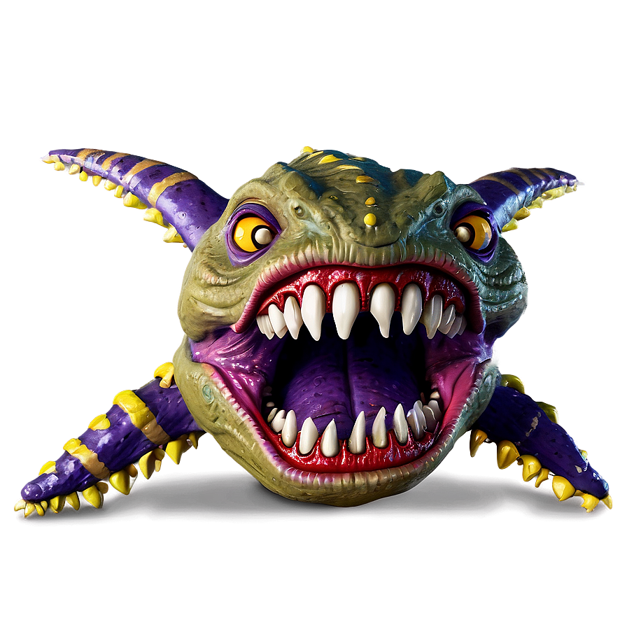 Scary Teeth Monster Png Isb PNG