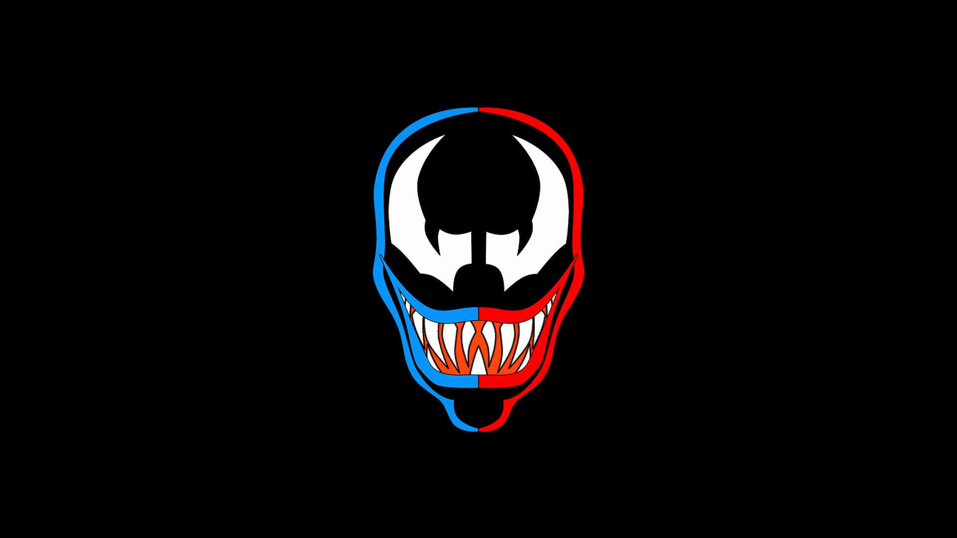 Fierce Scary Venom Unleashed Wallpaper