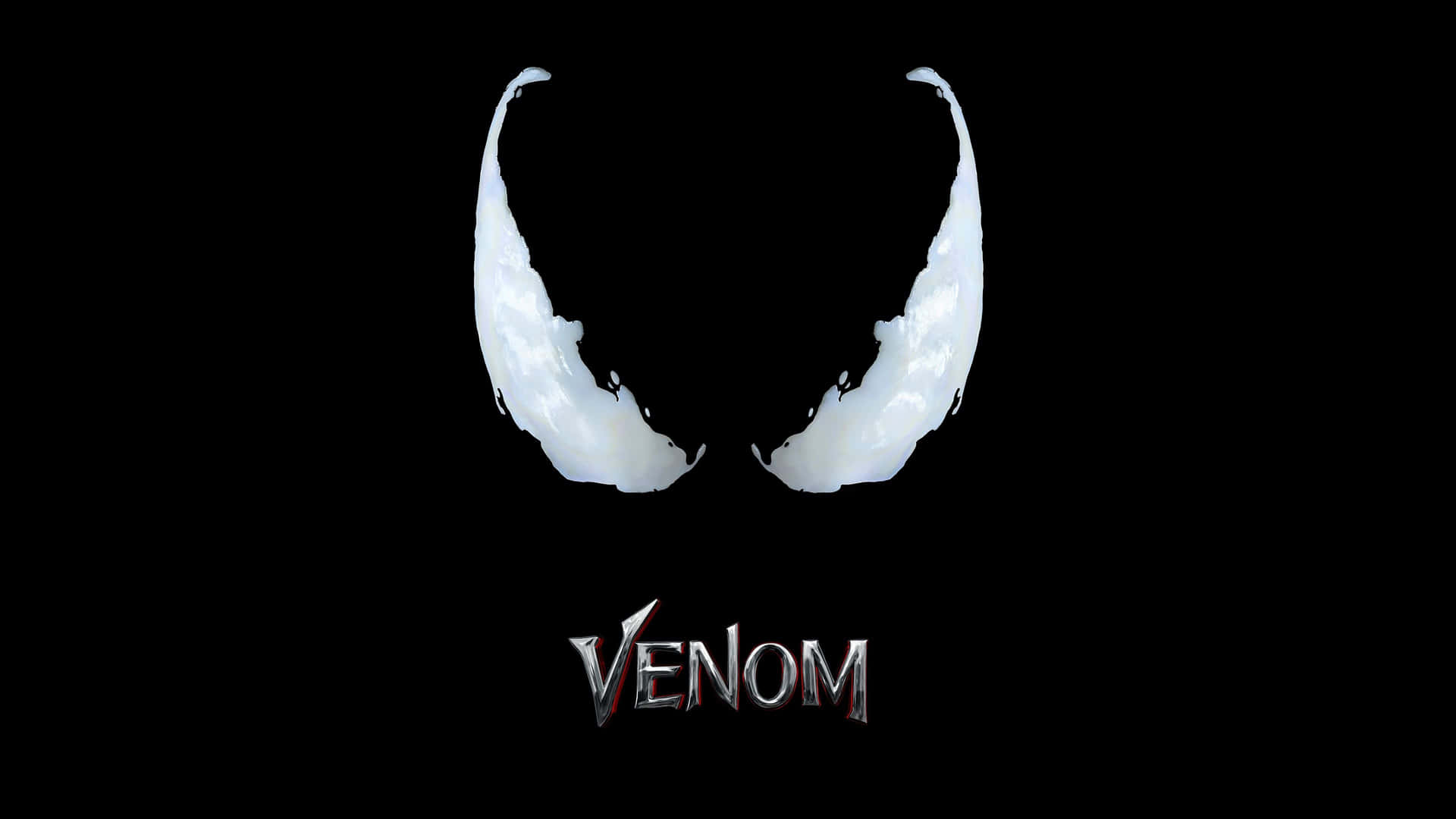 Fierce Venom Strikes a Chilling Pose Wallpaper