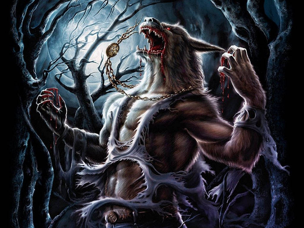 Beängstigenderwerwolf Entfesselt Wallpaper