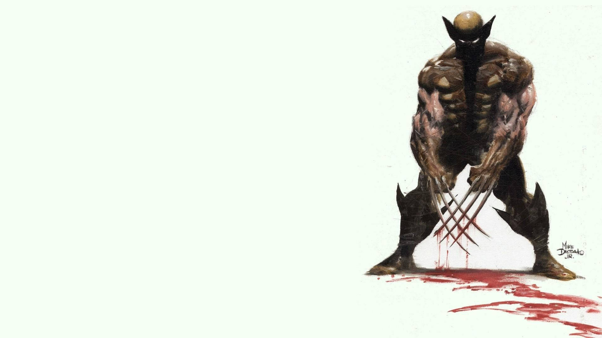 Get Ready for an Epic Battle with Wolverine Wallpaper