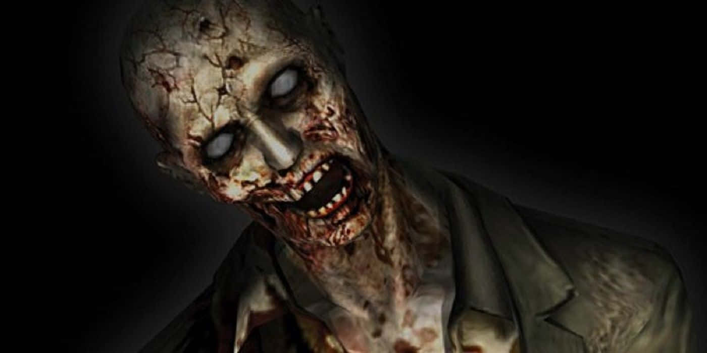"Be Afraid: A Scary Zombie Lurks in the Dark"